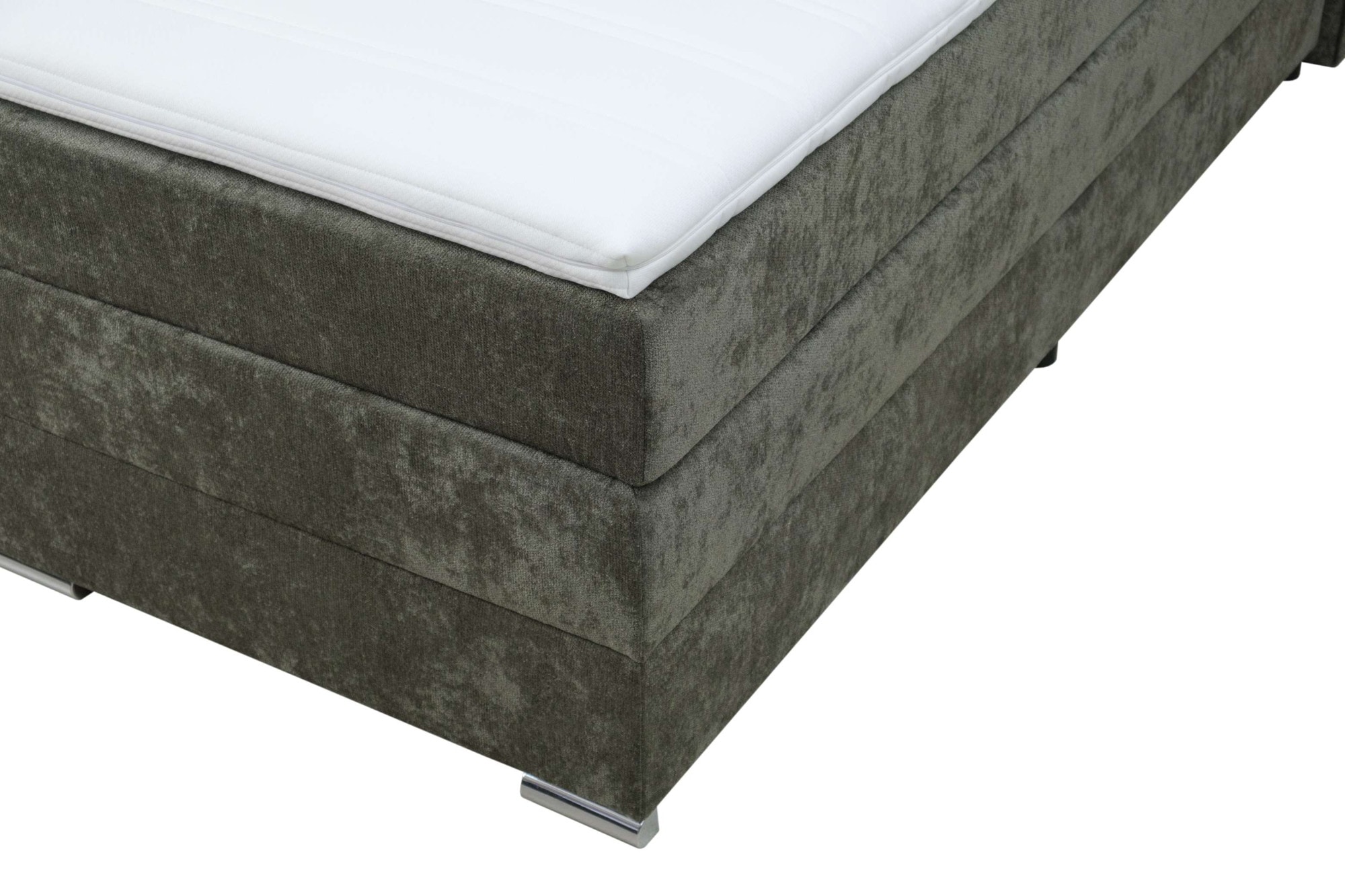 Home affaire Boxspringbett »Romeo, Doppel- & Polsterbett, Federkernbett, Komfortbett, 160, 180 cm« inkl. 6 cm Topper, zwei Bettkästen, Taschen-Federkernmatratze in H4