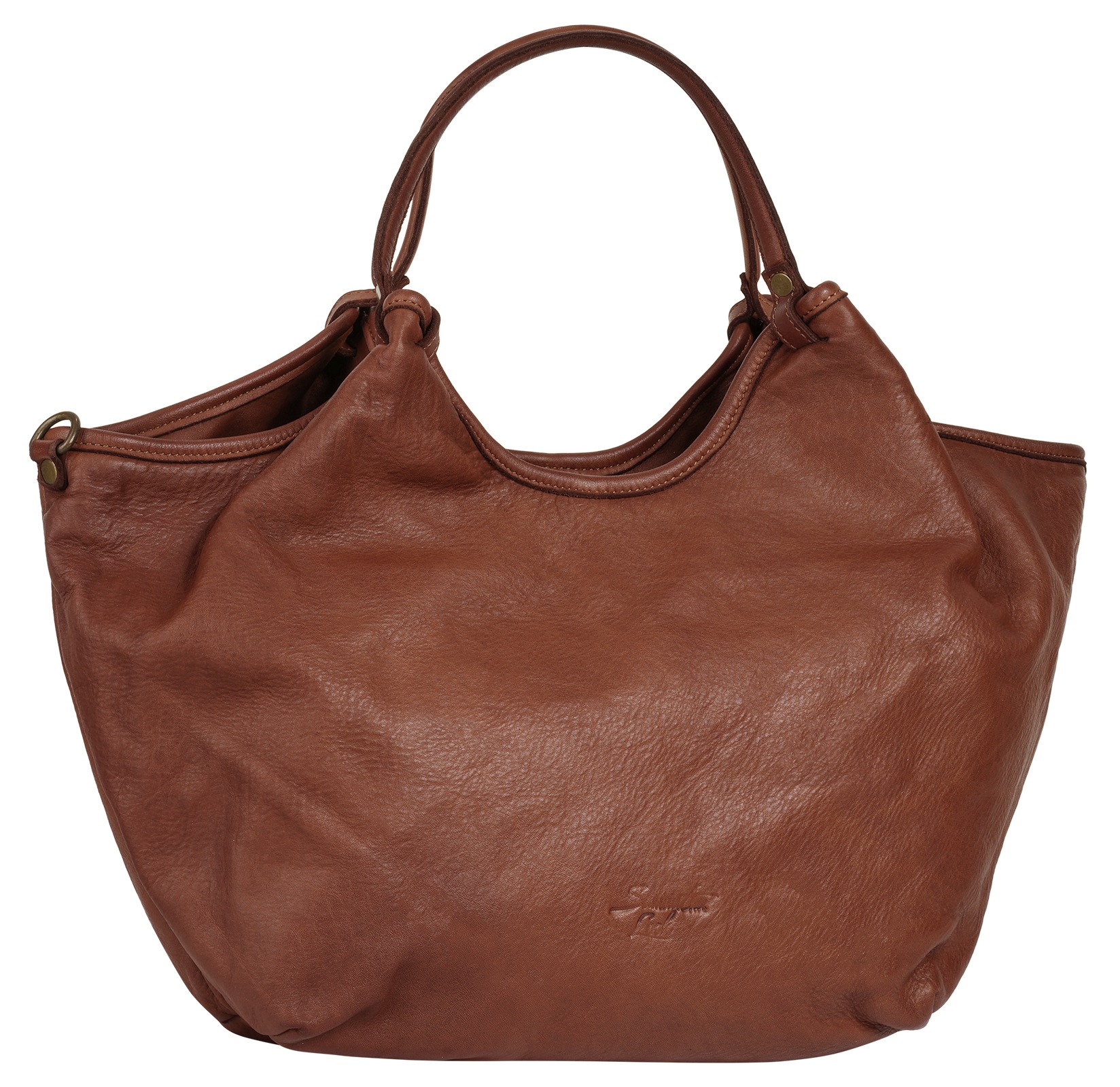 Samantha Look Henkeltasche, echt Leder, Made in Italy
