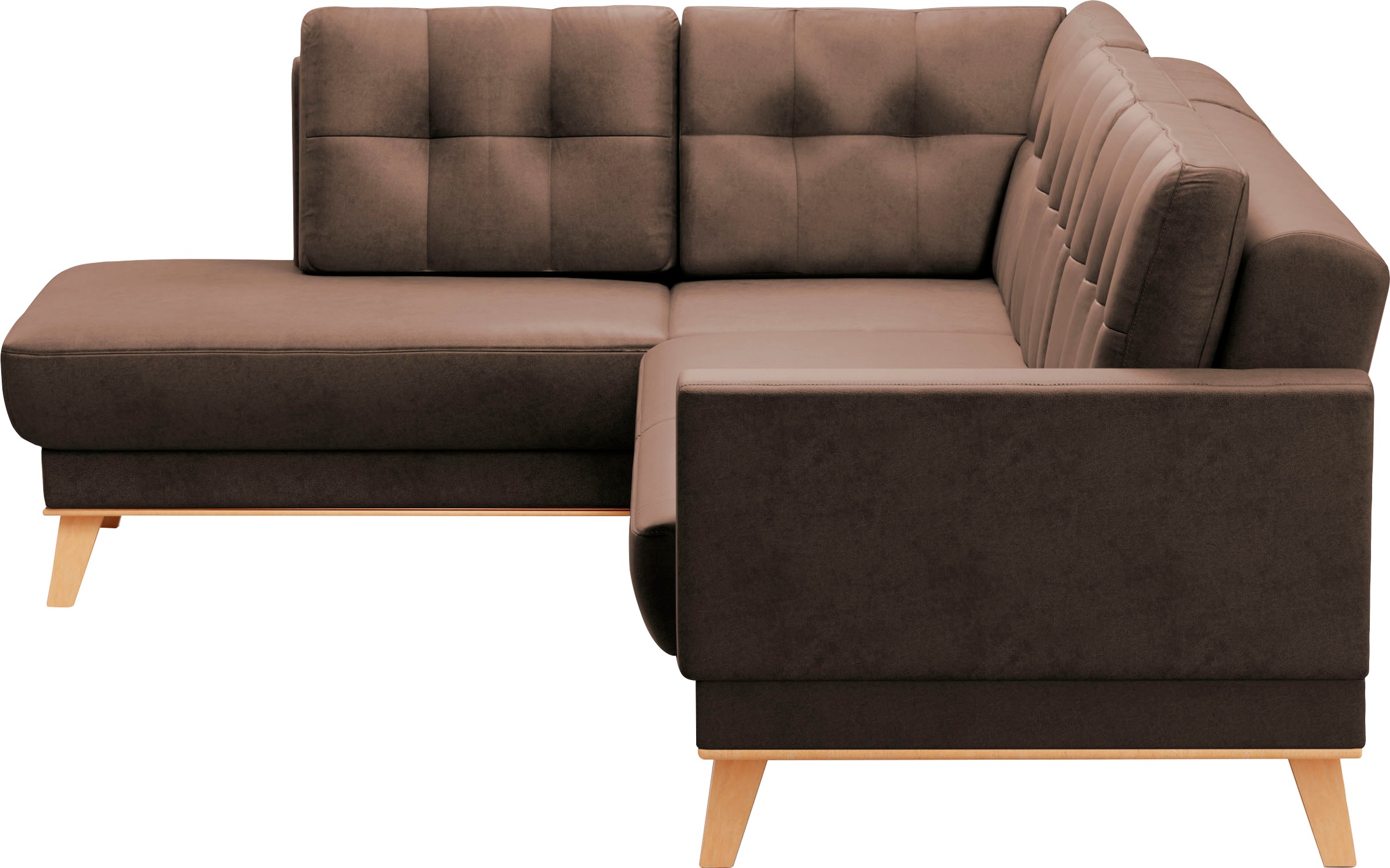 sit&more Ecksofa »Lavida L-Form«, wahlweise mit Kippfunktion und Bettkasten
