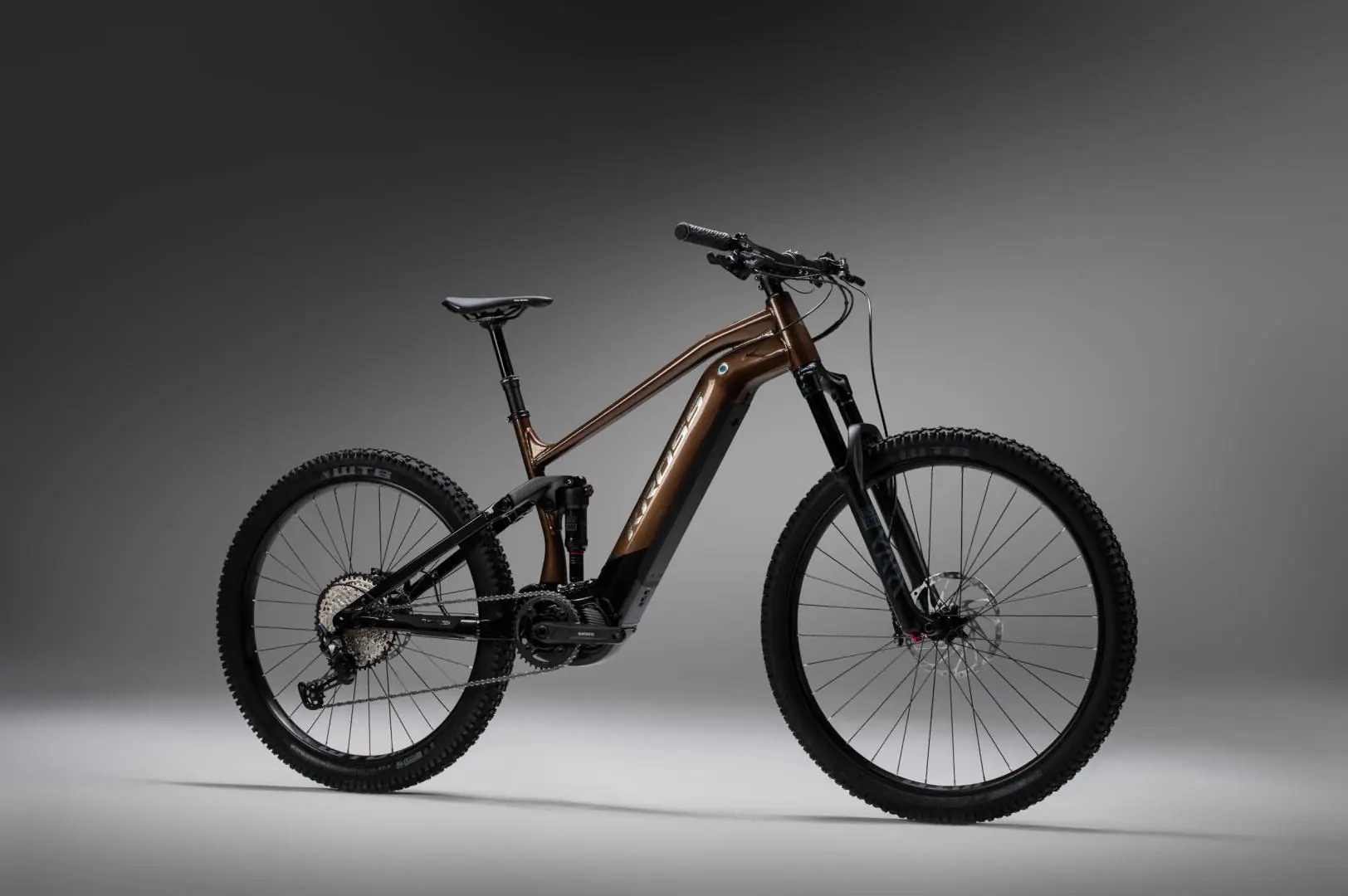 Kross »KROSS E-MTB Fully 29" Grist Boost 3.0 braun 12 Gänge« 12 Gang Shimano DEORE SLX M7100 Schaltwerk Kettenschaltung Mittelmotor 250 W