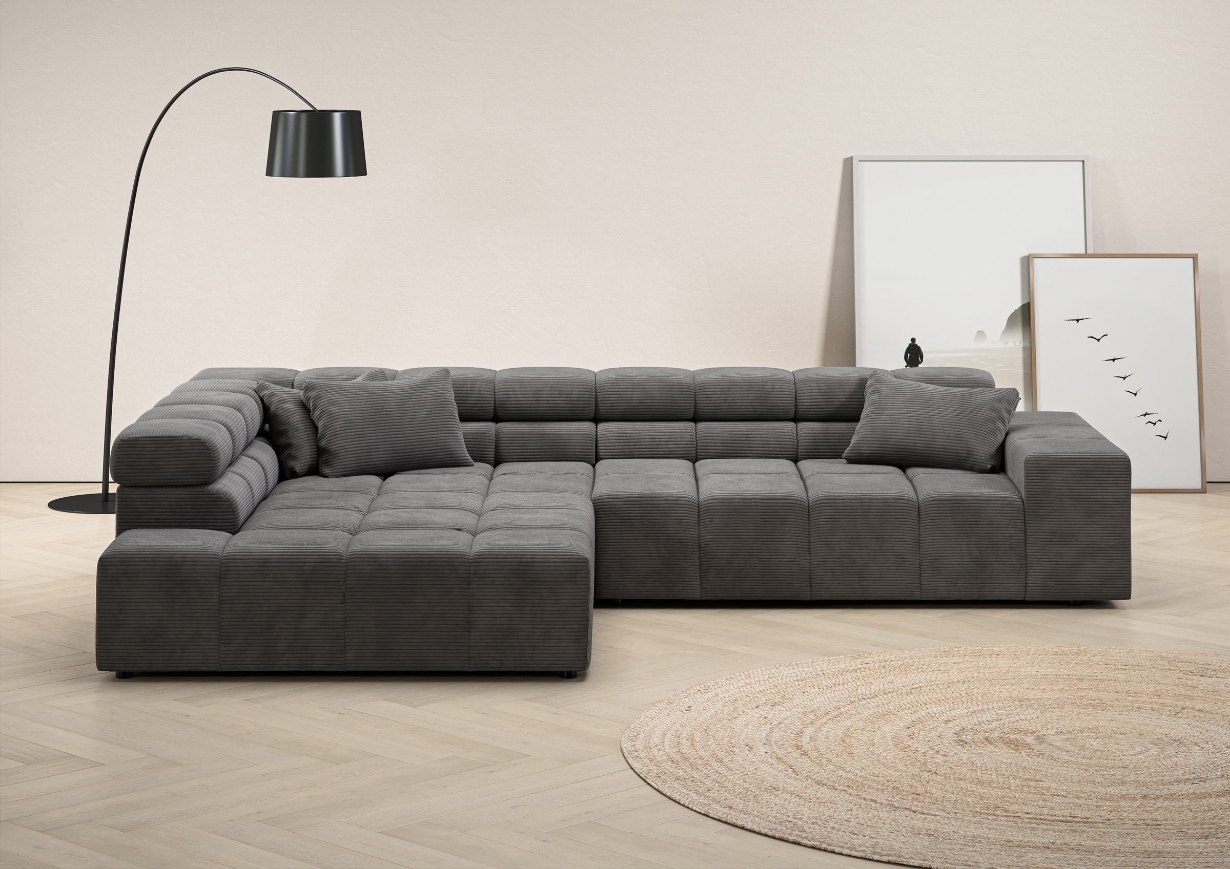 INOSIGN Ecksofa »Ancona incl. Kopfteilverstellung, OTTOs Choice, Breite 319 günstig online kaufen
