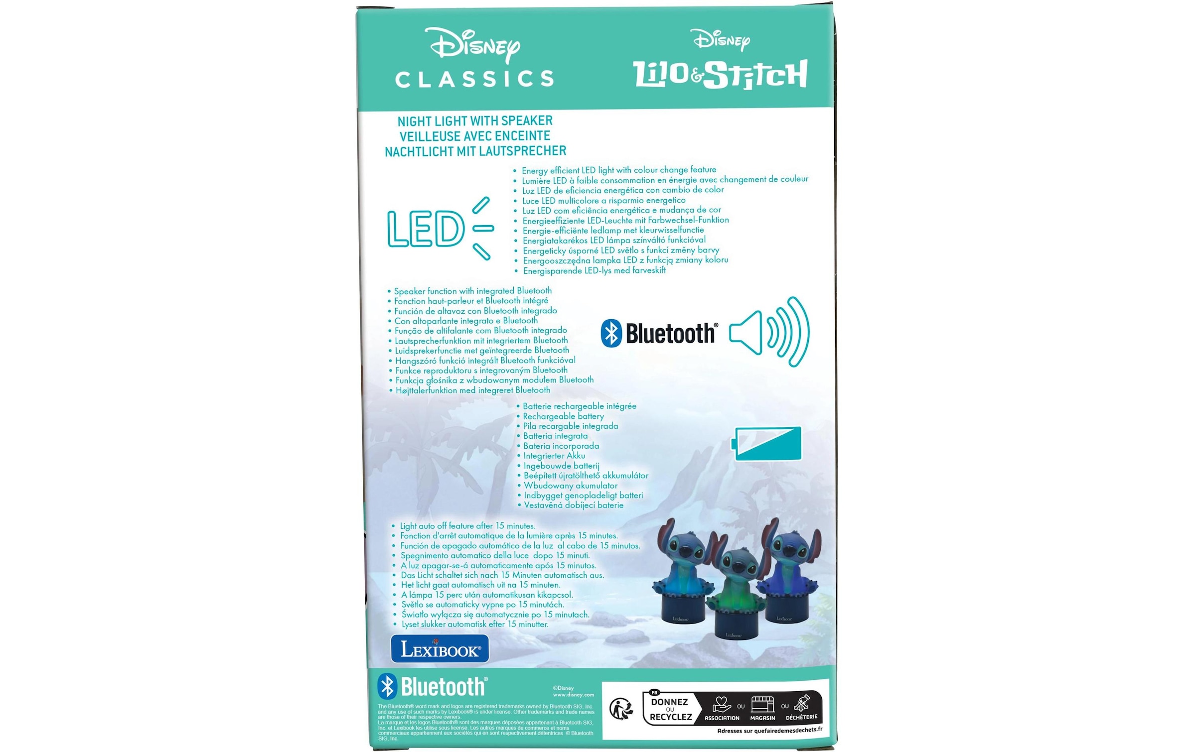 Lexibook® Nachtlicht »Stitch Bluetooth«