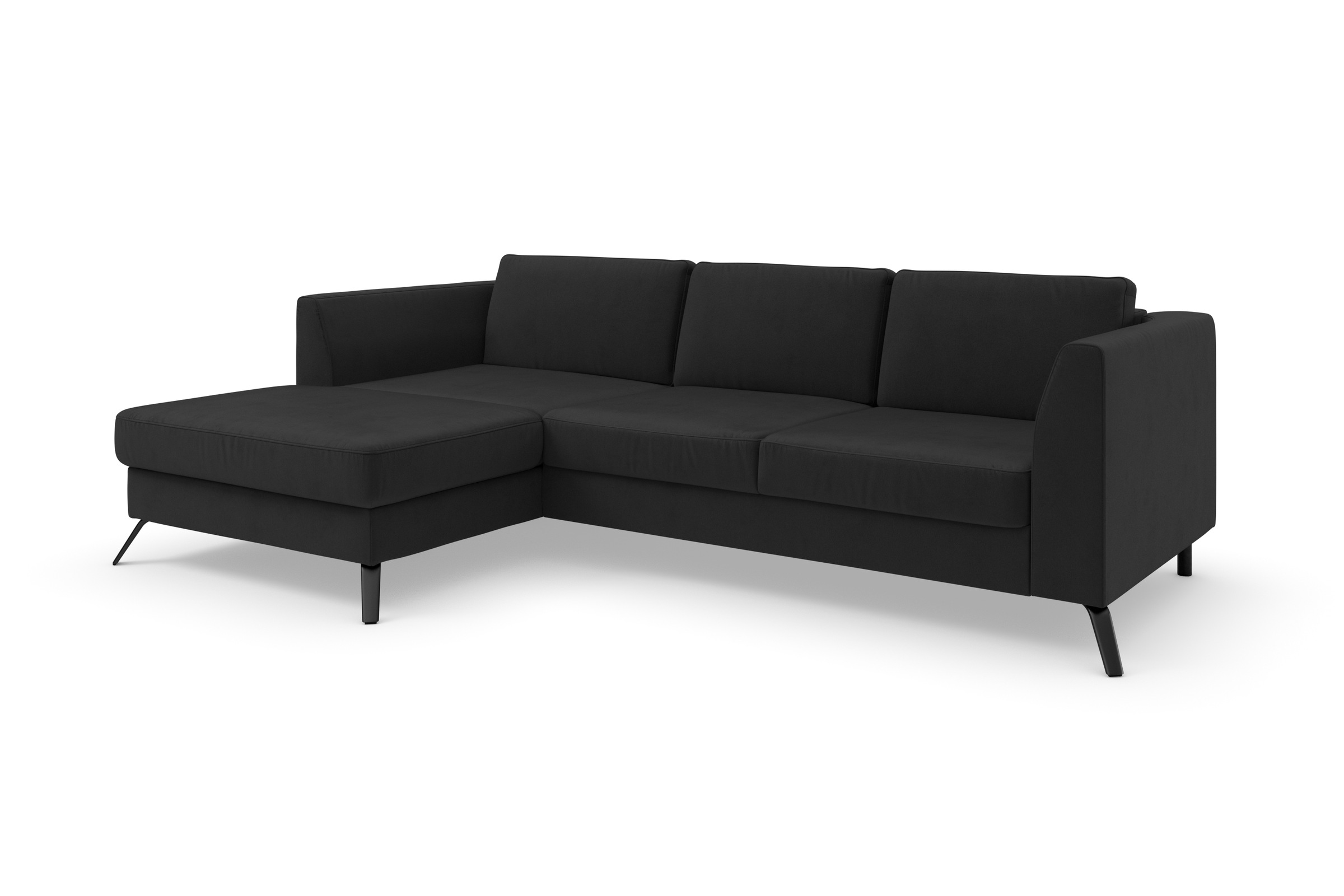 sit&more Ecksofa »Olsen L-Form«, inklusive Sitztiefenverstellung, wahlweise mit Bettfunktion, 15cm hoch