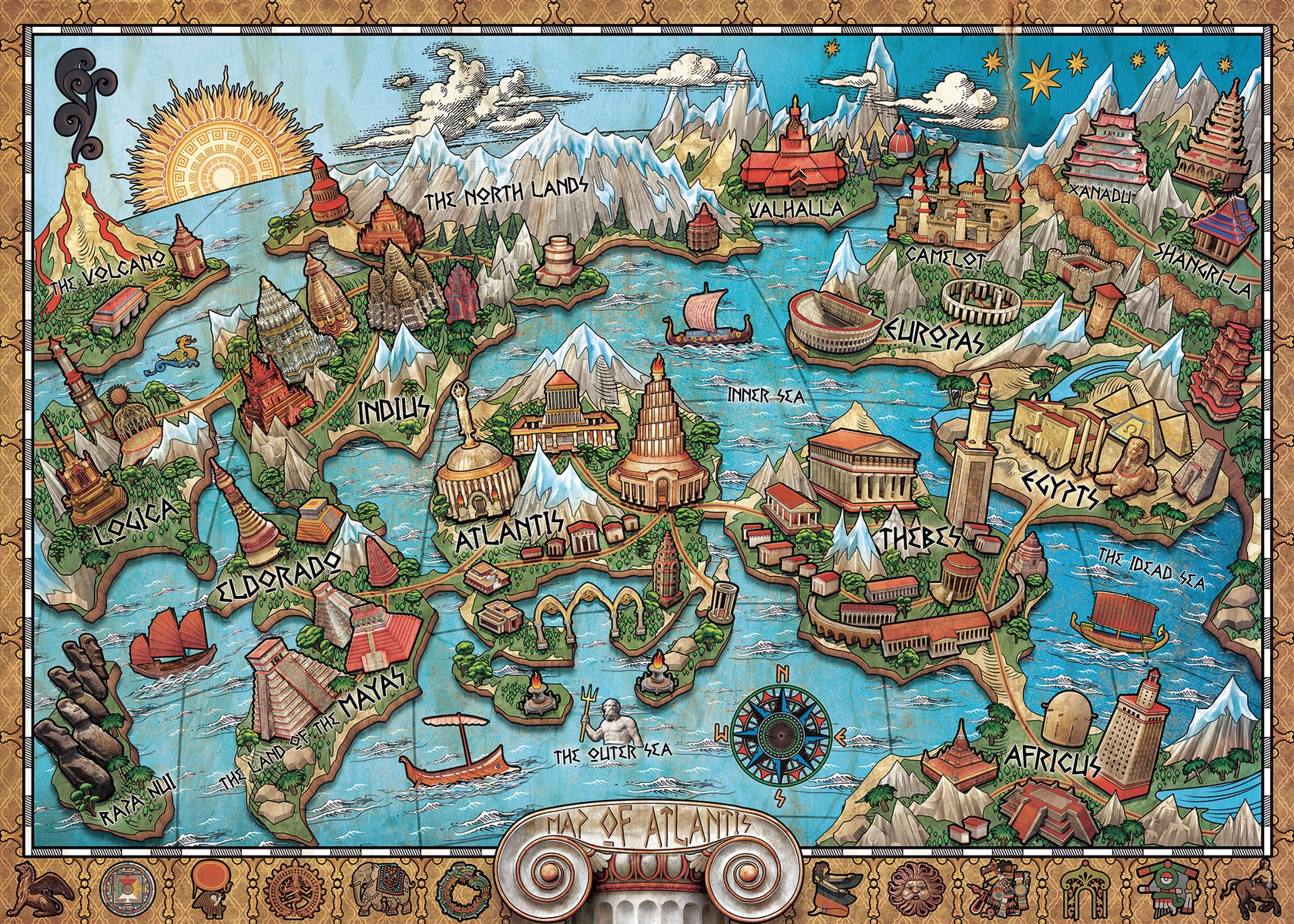 Ravensburger Puzzle »Geheiminsvolles Atlantis«, Made in Germany