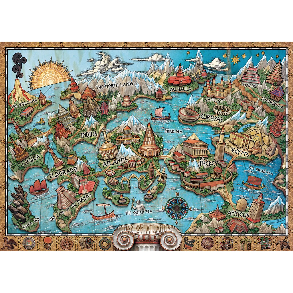 Ravensburger Puzzle »Geheiminsvolles Atlantis«