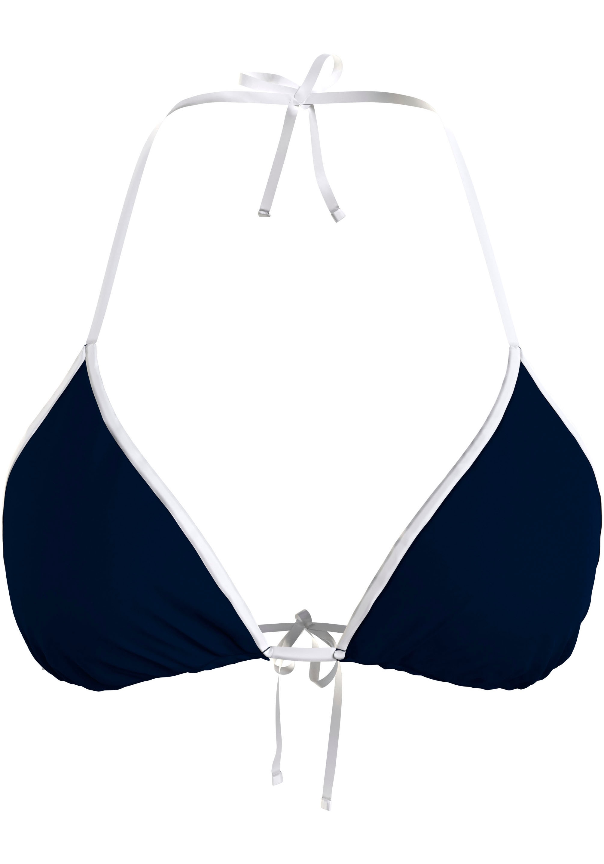 Tommy Hilfiger Swimwear Triangel-Bikini-Top »TRIANGLE RP«, mit kontrastfarbenen Details