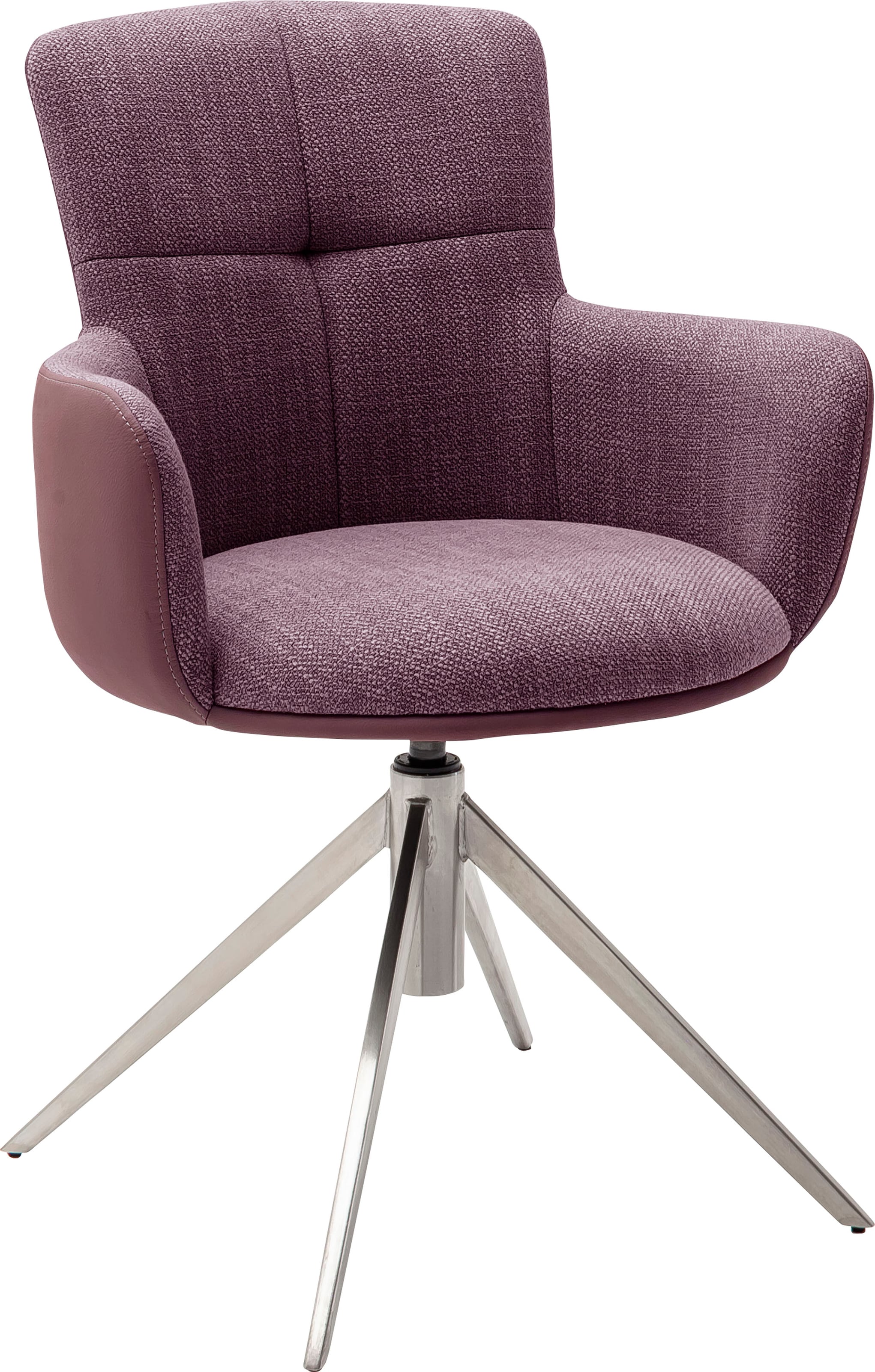 MCA furniture Esszimmerstuhl »Mecana«, (Set), 2 St., 2er Set Materialmix, Stuhl  360° drehbar mit Nivellierung, bis 120 kg online kaufen | Stühle