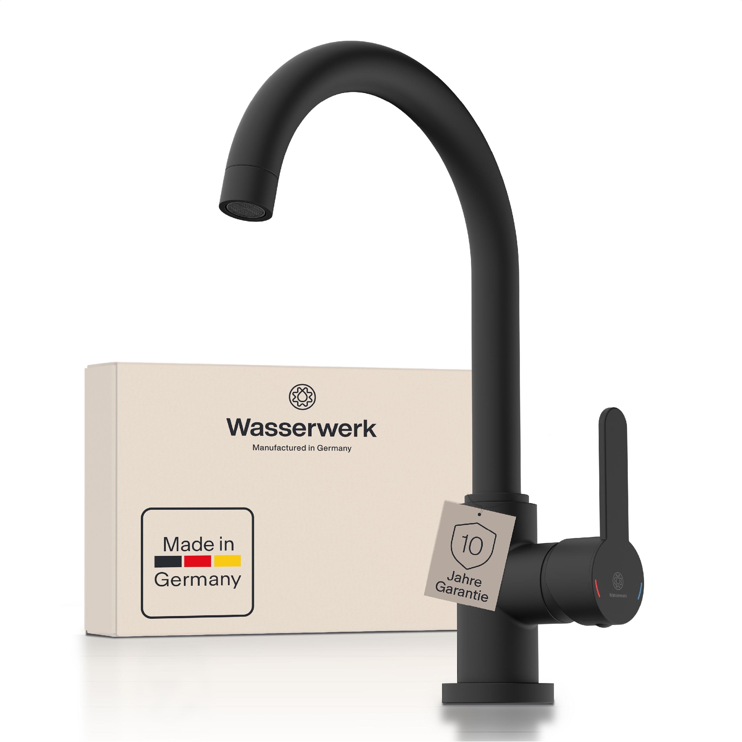 WASSERWERK Spültischarmatur »WK 5, Wasserhahn, Küche, Einhebelmischer« 360° günstig online kaufen