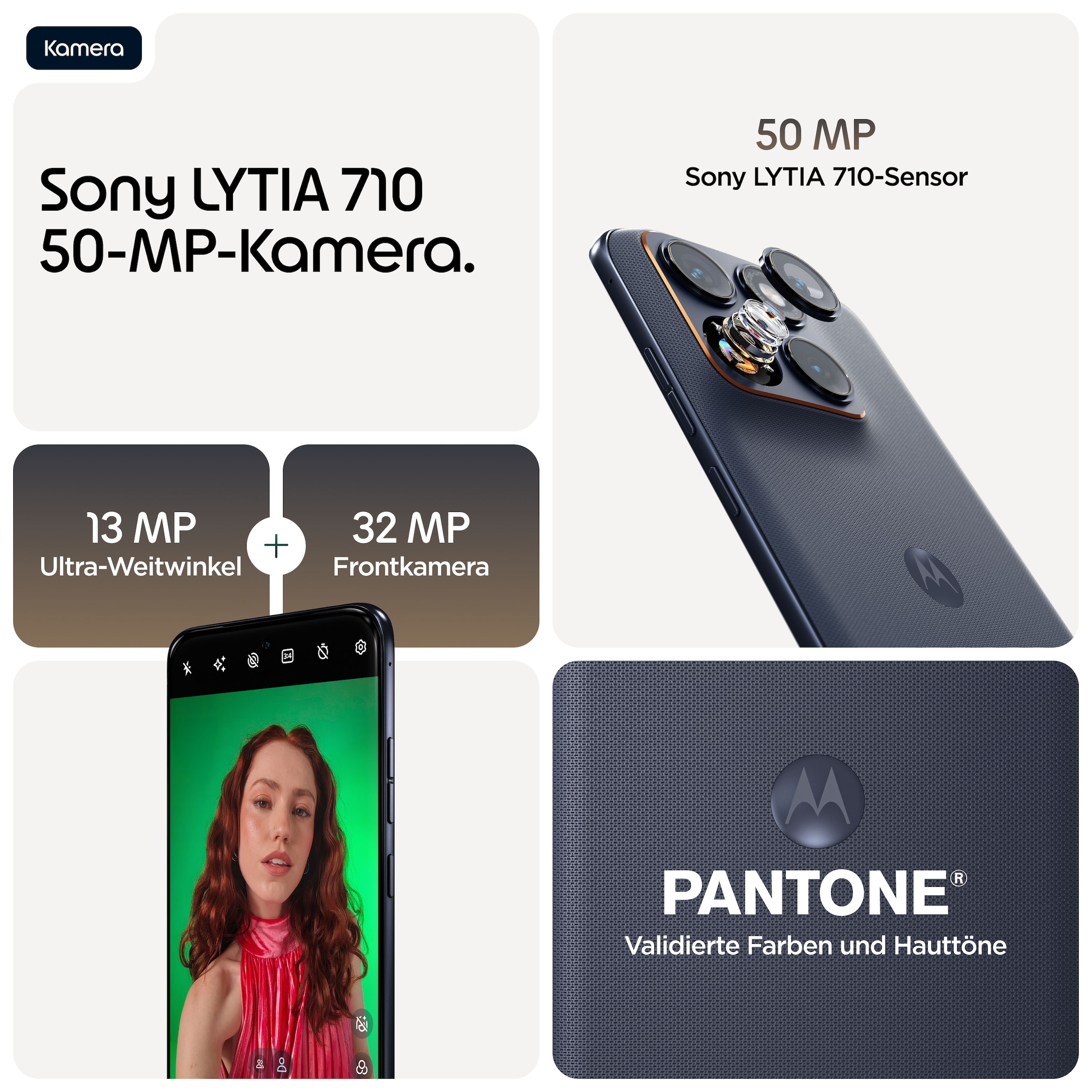 Motorola Smartphone »edge 70 fusion« PANTONE®  Silhouette