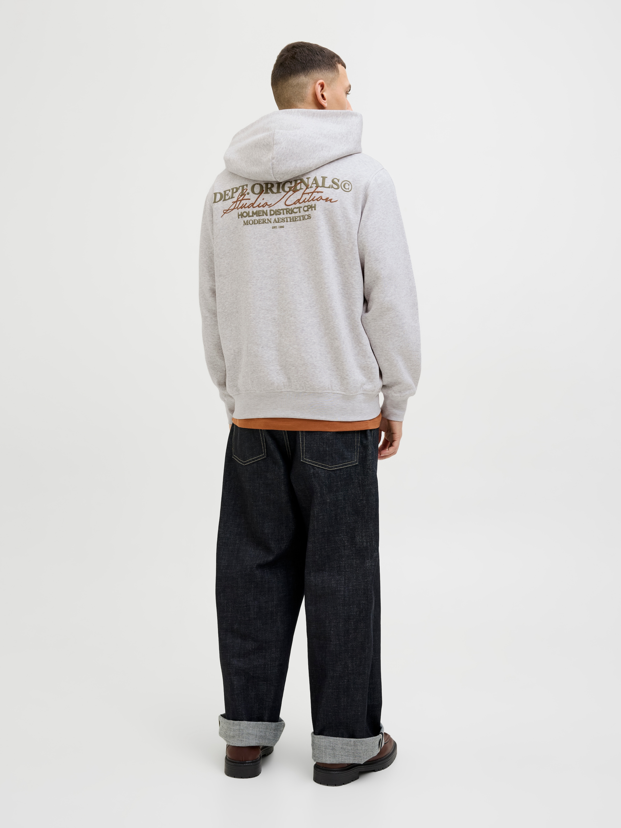 Jack & Jones Kapuzensweatshirt »JORISLINGTON BACK SWEAT HOOD SN«