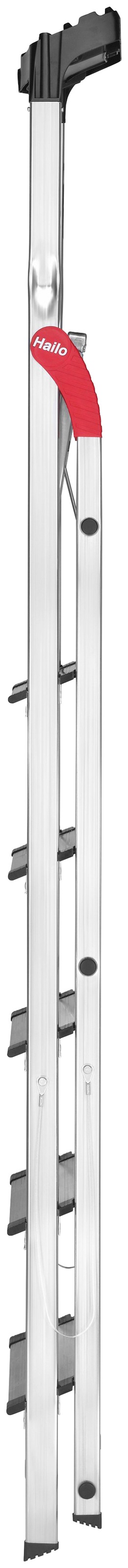 Hailo Stehleiter »L80 ComfortLine«, Alu-Sicherheits-Stehleiter 6 Stufen