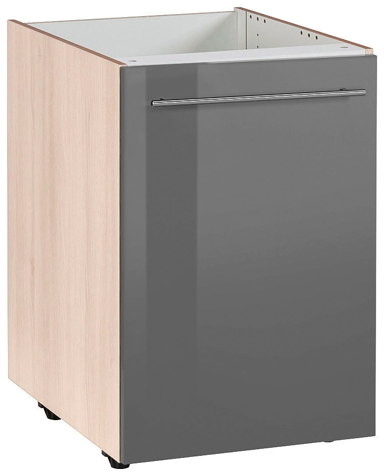 OPTIFIT Spülenschrank »Bern«, 50 cm breit, mit 1 Tür, mit höhenverstellbaren Füßen, mit Metallgriff