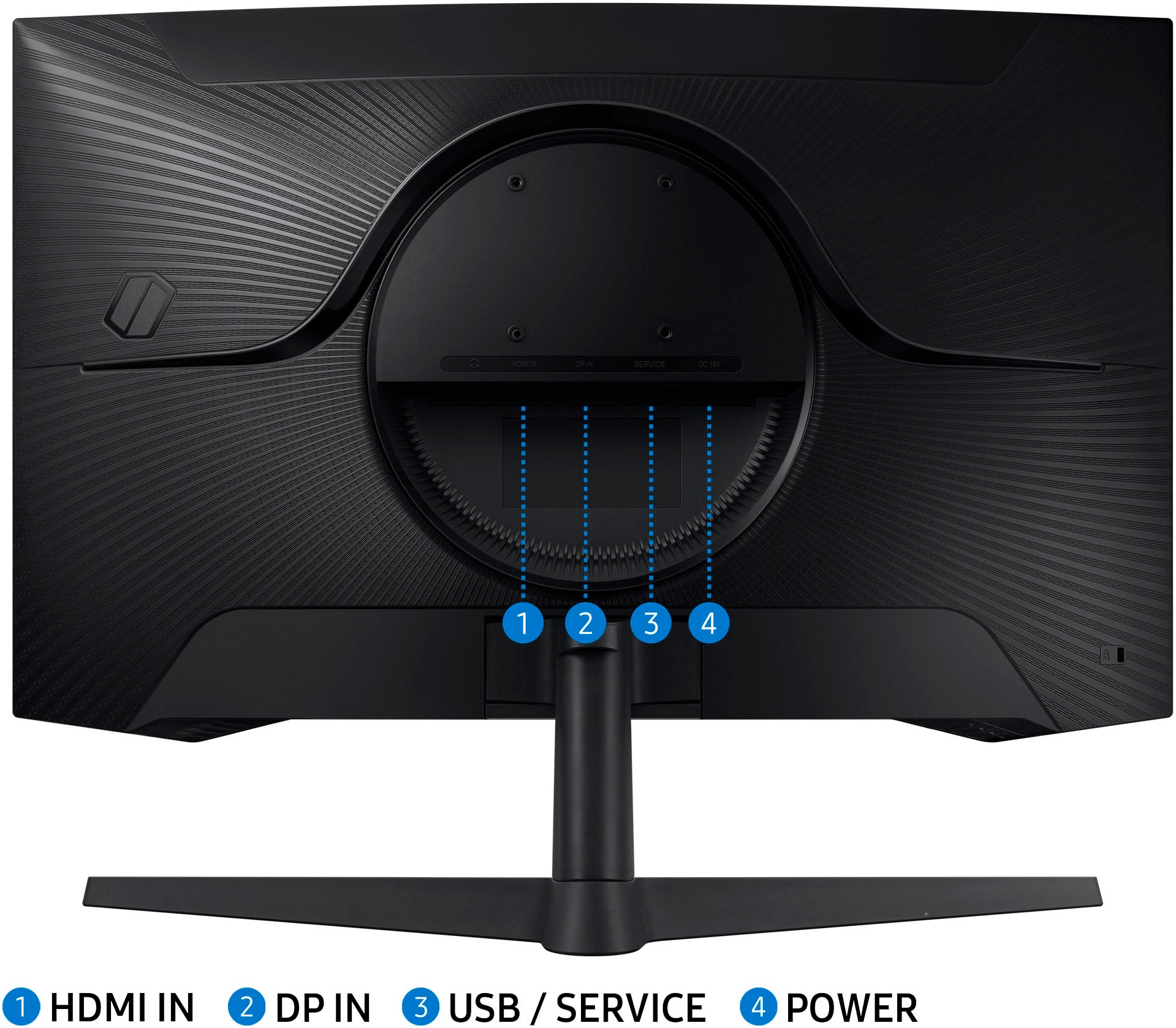 Samsung LED-Monitor »G55C«, 68 cm/27 Zoll, 2560 x 1440 px, QHD, 1 ms Reaktionszeit, 165 Hz