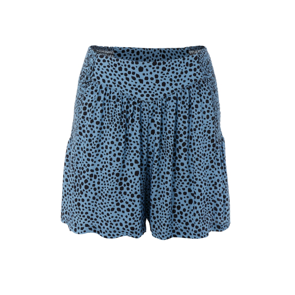 Aniston CASUAL Shorts, mit extravaganten Punkten bedruckt