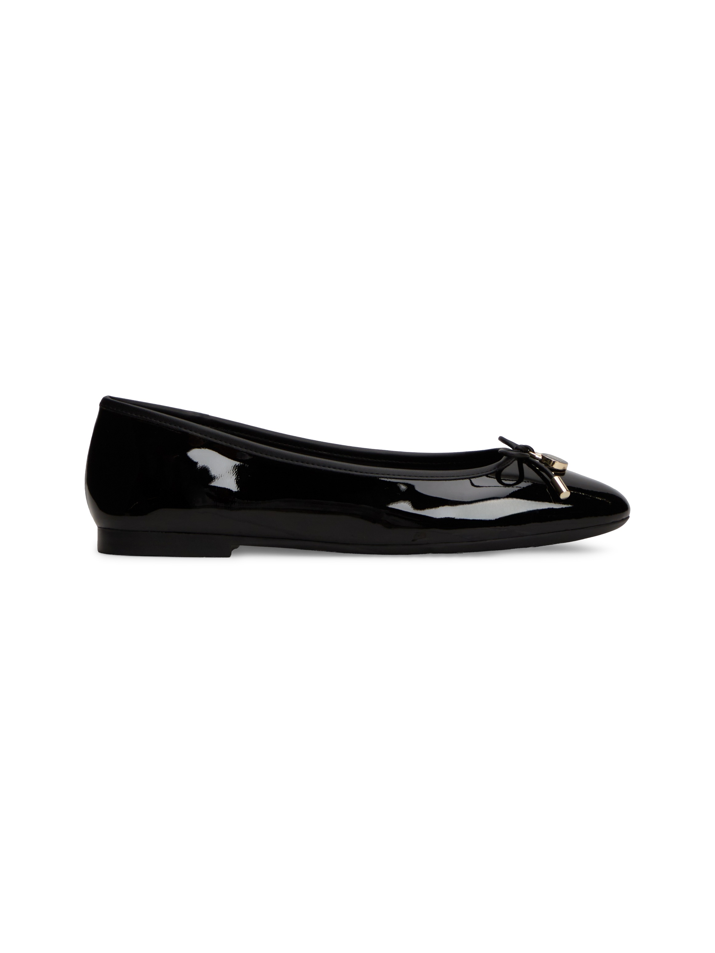 Tommy Hilfiger Ballerina »TH CHARM PATENT BALLERINA«  Businessschuh, Schlupfschuh goldfb. TH-Schmuckelement, schmale Form
