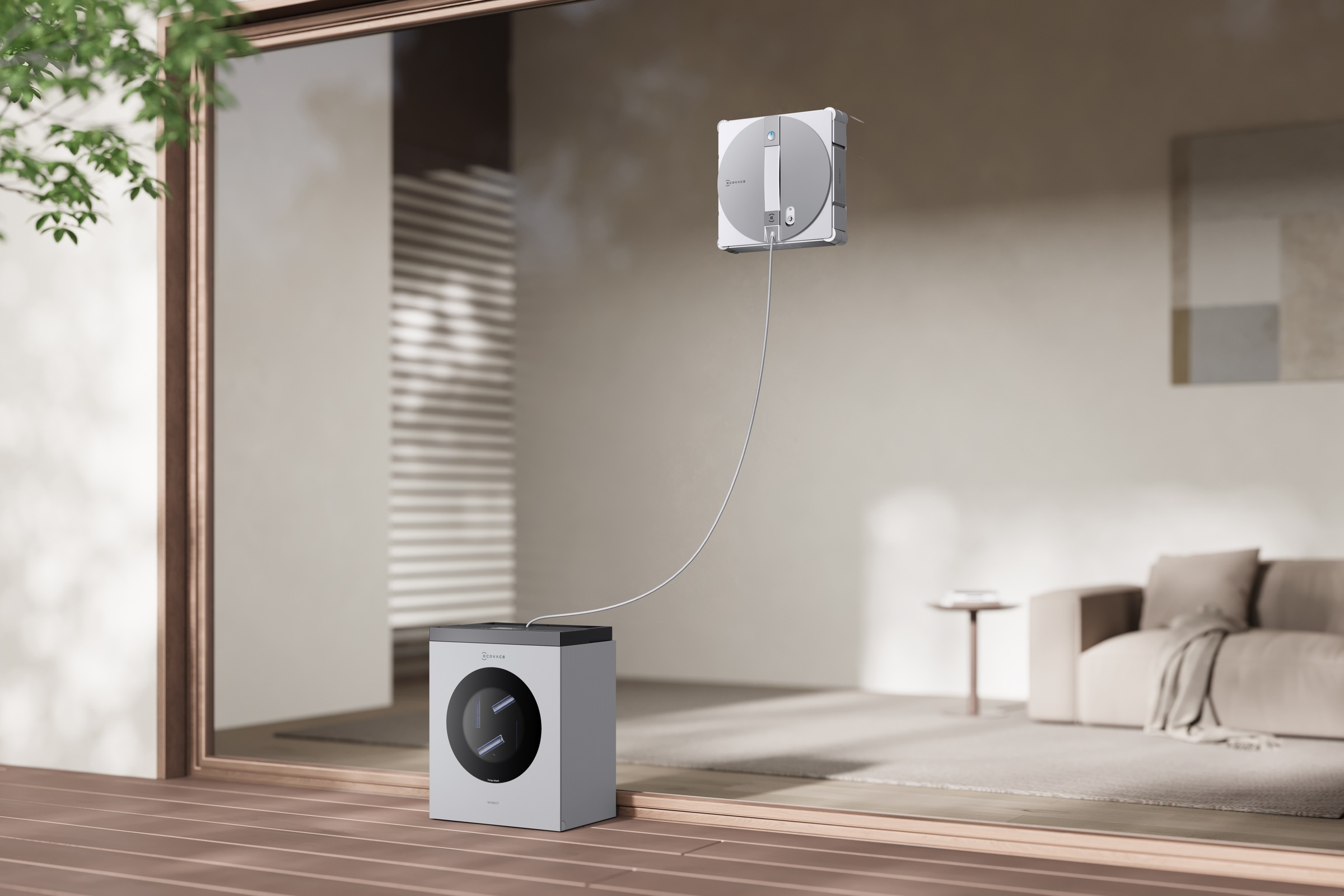 ECOVACS Fensterputzroboter »WINBOT W3 OMNI« Vortex-Reinigungssystem