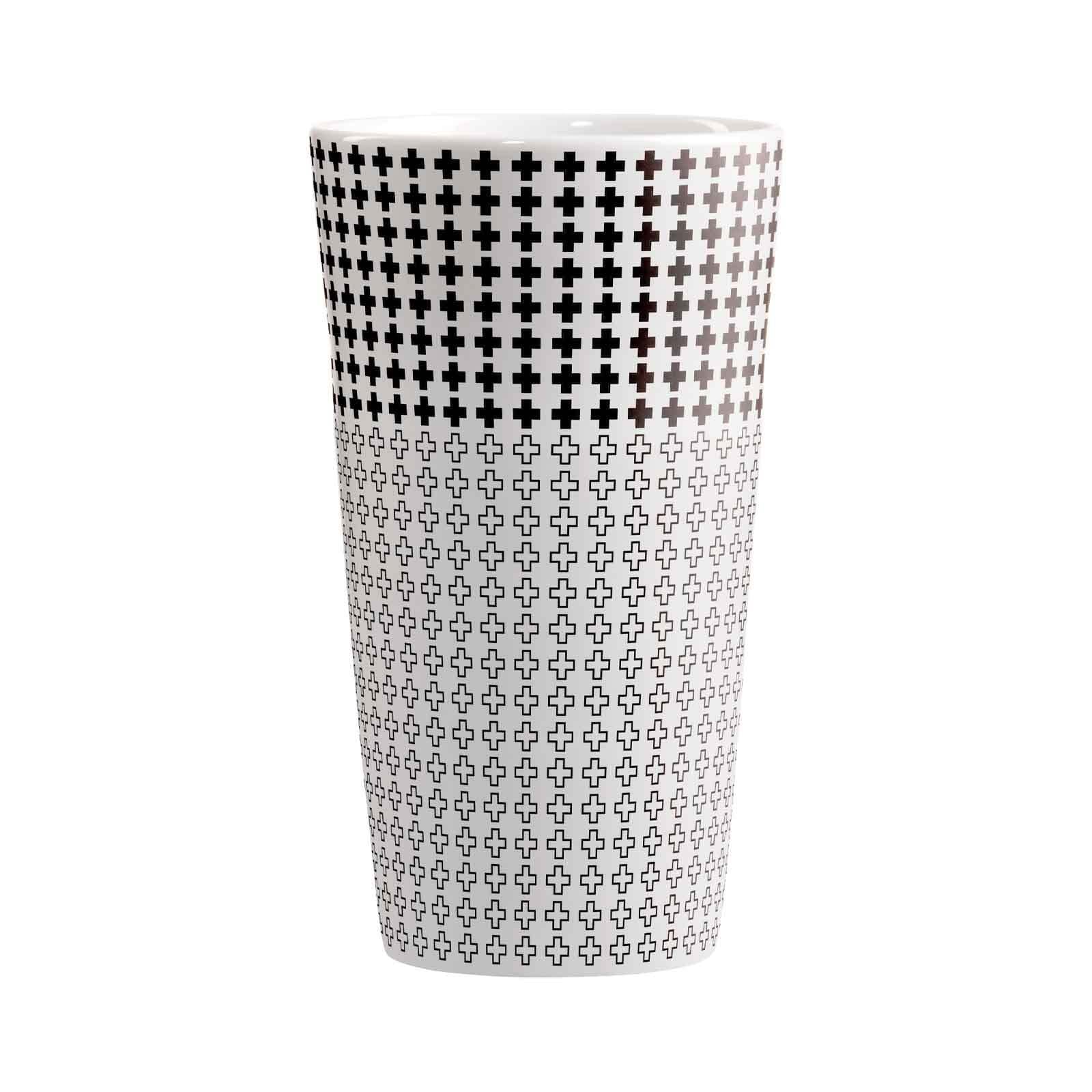 Ritzenhoff Becher »Kaffeebecher XL Genussklasse 525 ml schwarz-weiß«