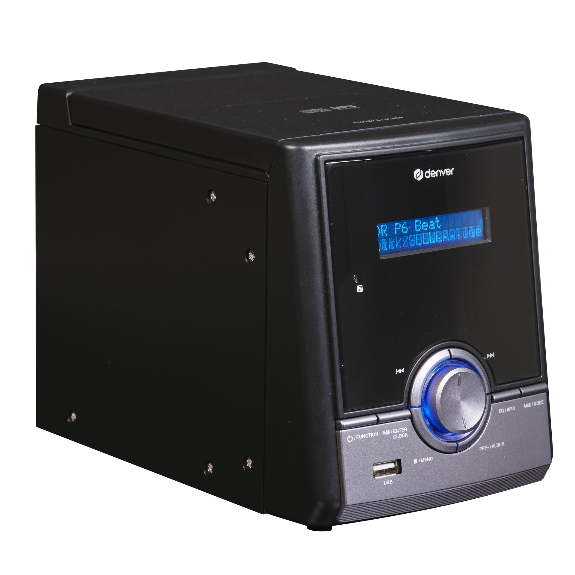 Denver Stereoanlage »Denver DAB/FM-Musiksystem mit Bluetooth, CD-Player und USB«, (Bluetooth Digitalradio (DAB+)-FM-Tuner 5,00 W)