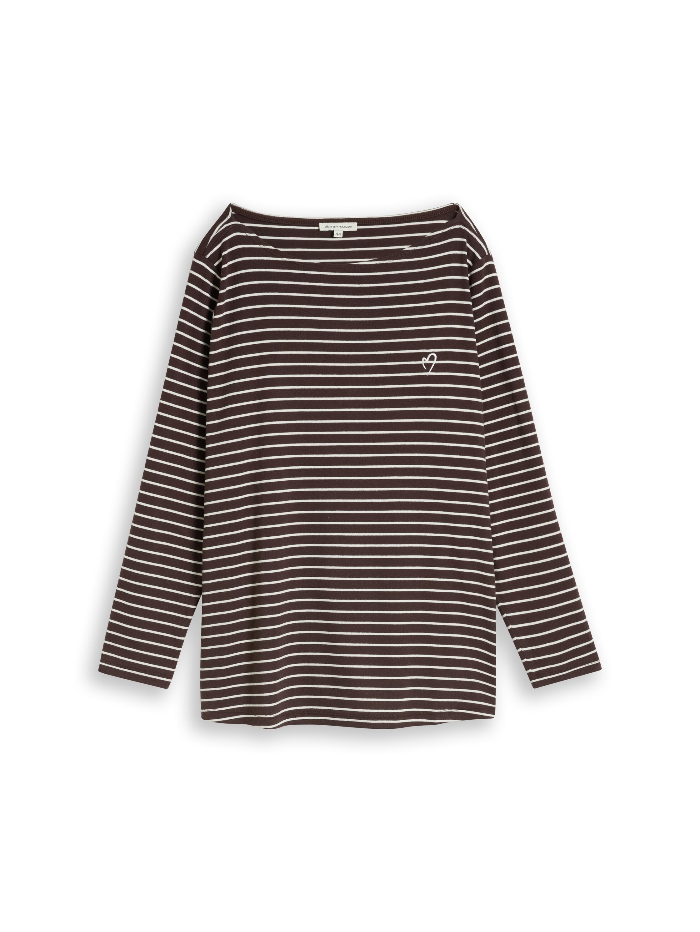 TOM TAILOR PLUS Langarmshirt im Streifen-Design