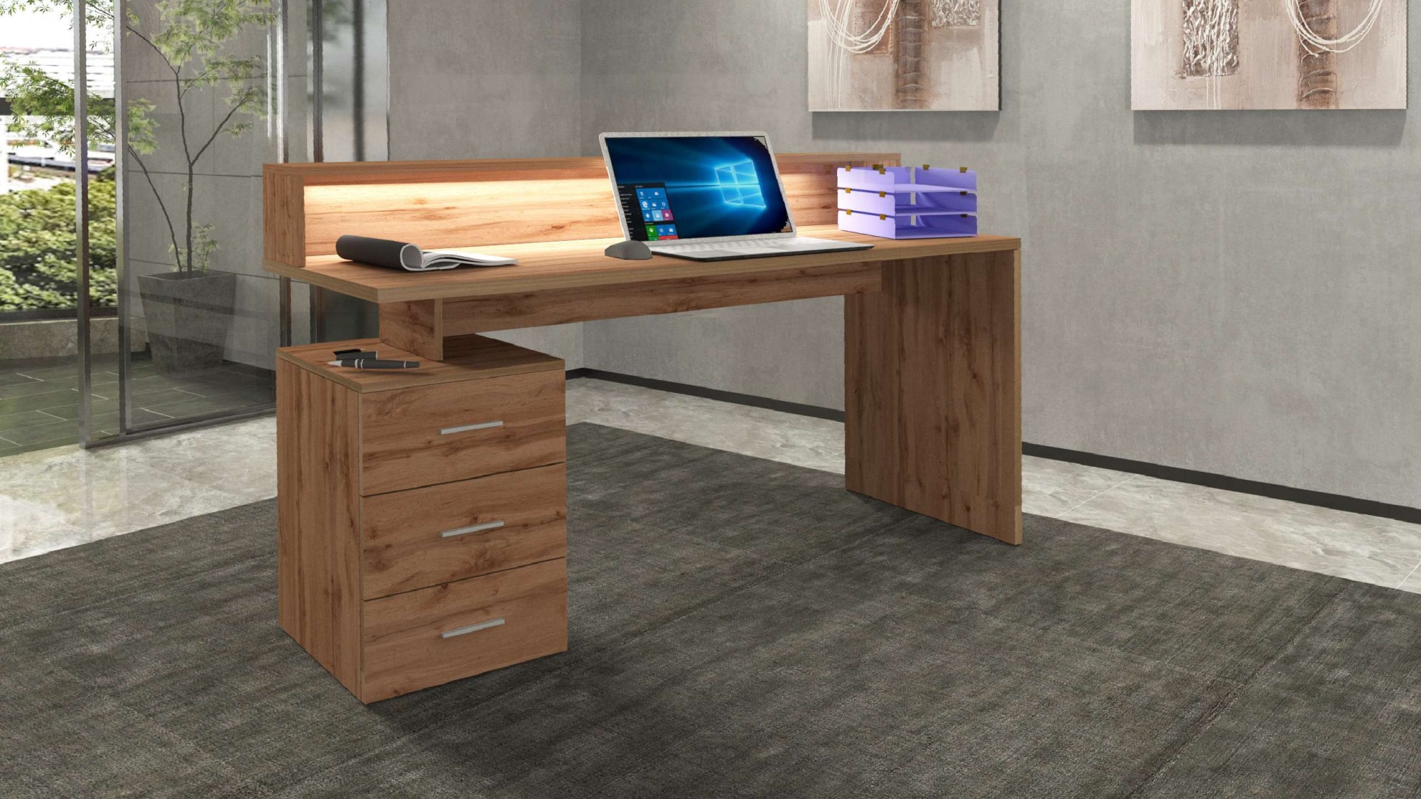 INOSIGN Schreibtisch »NEW SELINA«, hochwertiges ital. Design