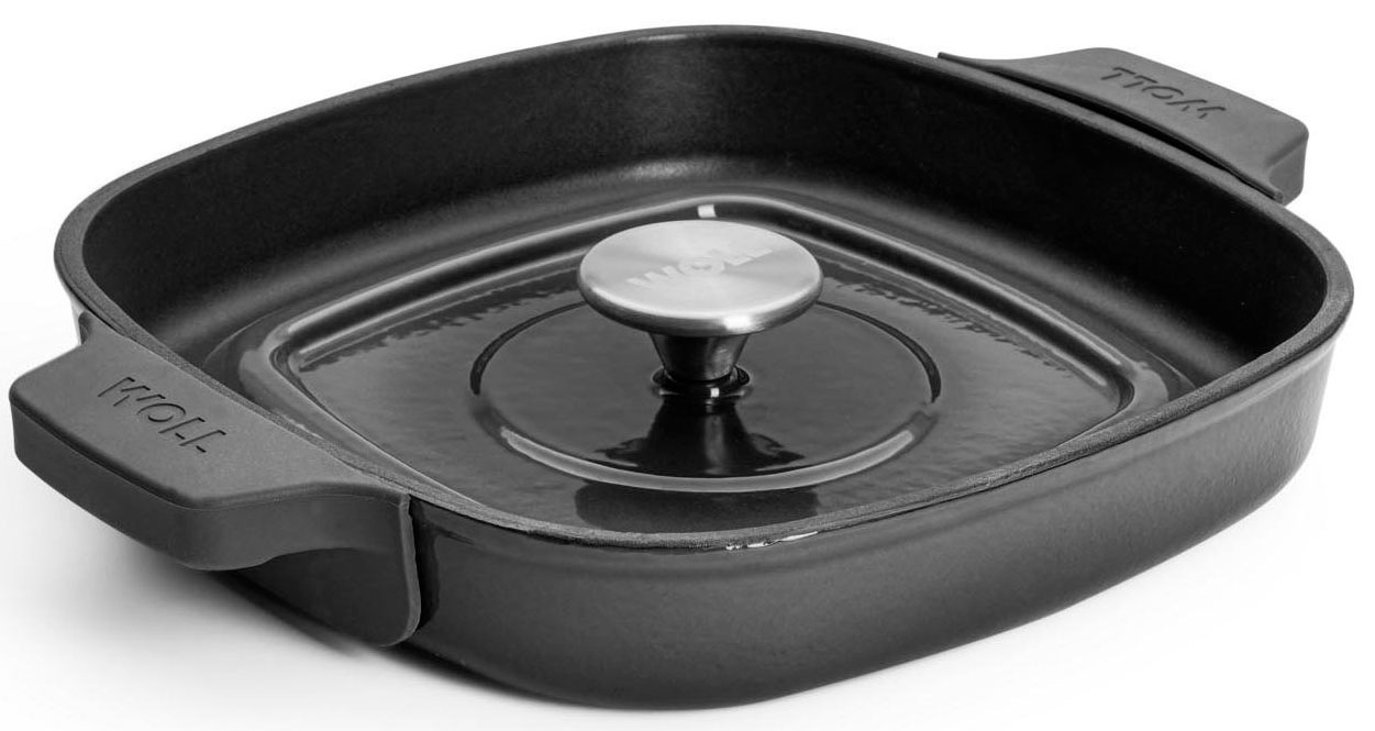 WOLL Grillpfanne »Iron«, Gusseisen, (1 tlg.), 24x24 cm, Induktion