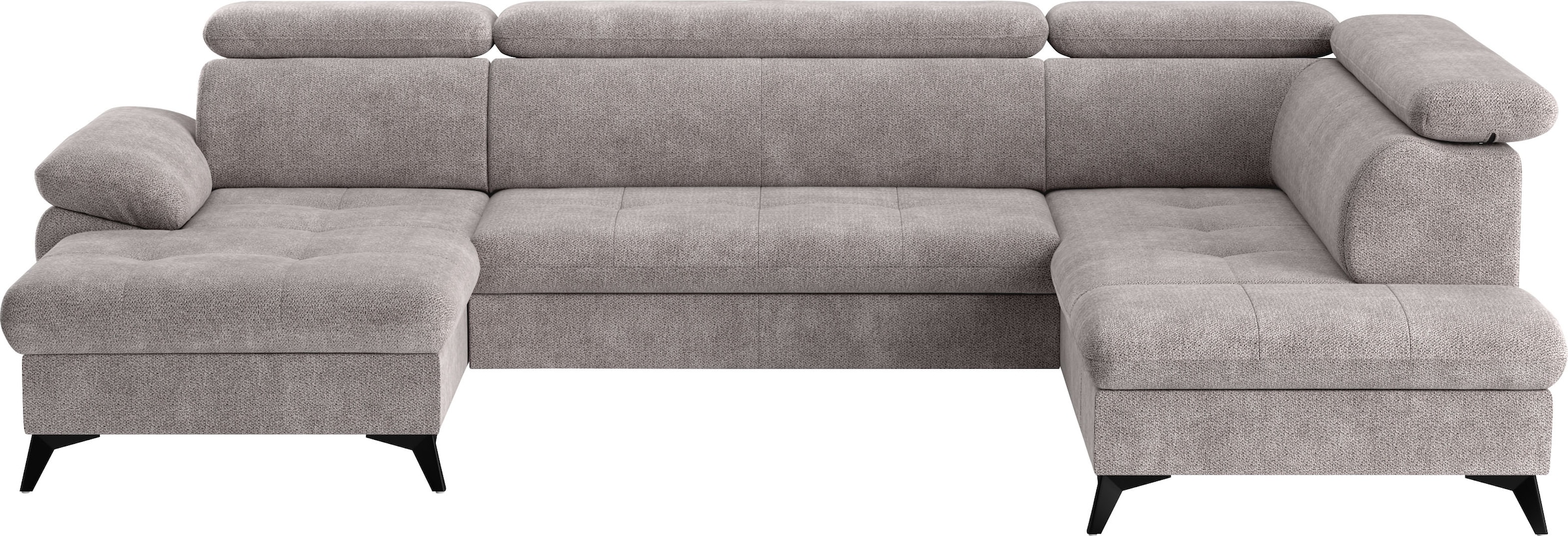 COTTA Wohnlandschaft »Hudson U-Form«, mit Kopfteilverstellung, wahlweise mit Bettfunktion & Bettkasten