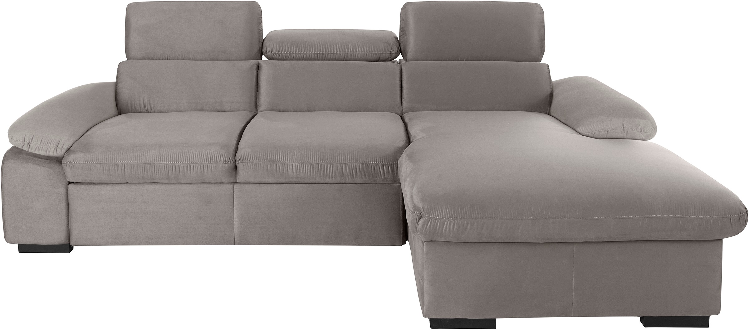 COTTA Ecksofa »Lola L-Form mit Kopfteilfunktion & Hocker«, (Set, mit Hocker günstig online kaufen