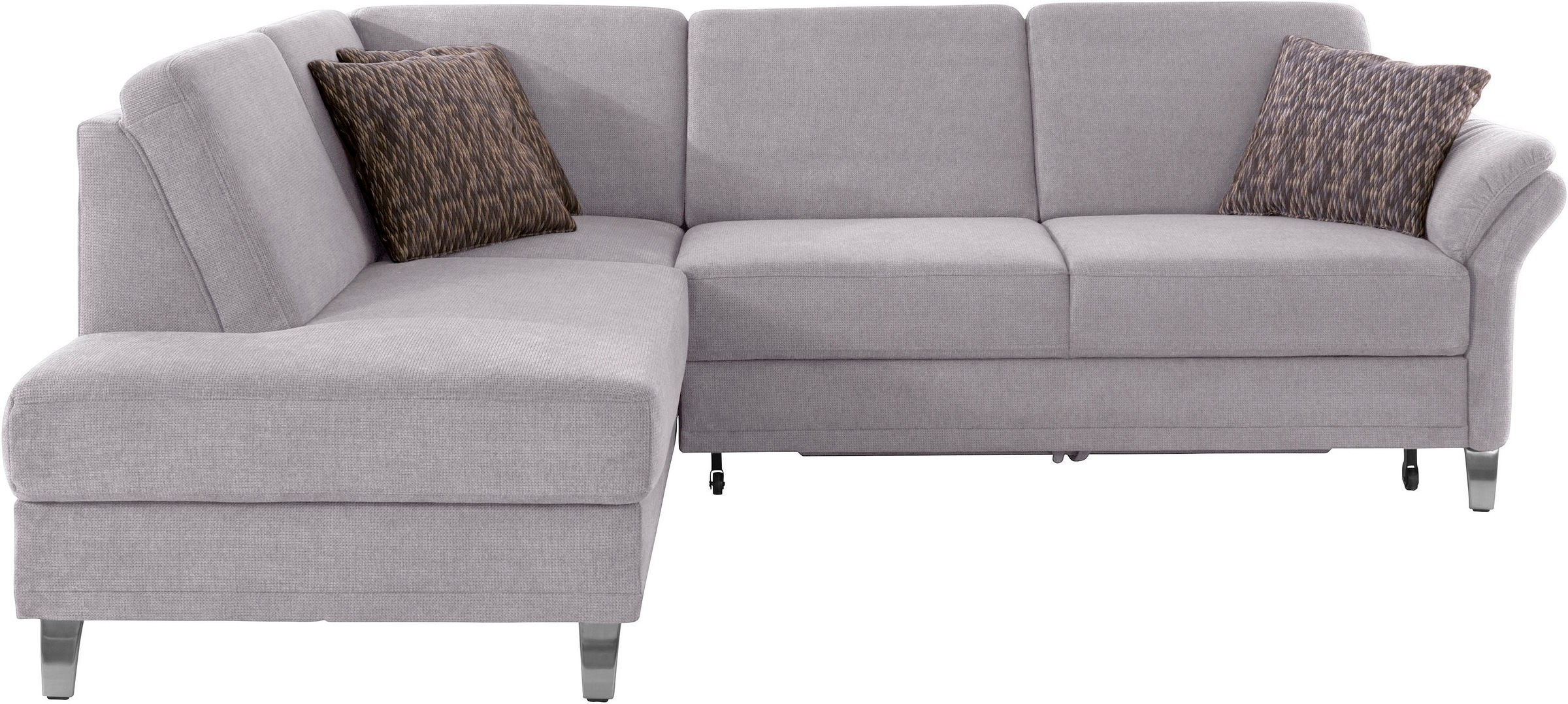 sit&more Ecksofa »Clio L-Form«, wahlweise mit Bettfunktion und Bettkasten, inklusive Federkern