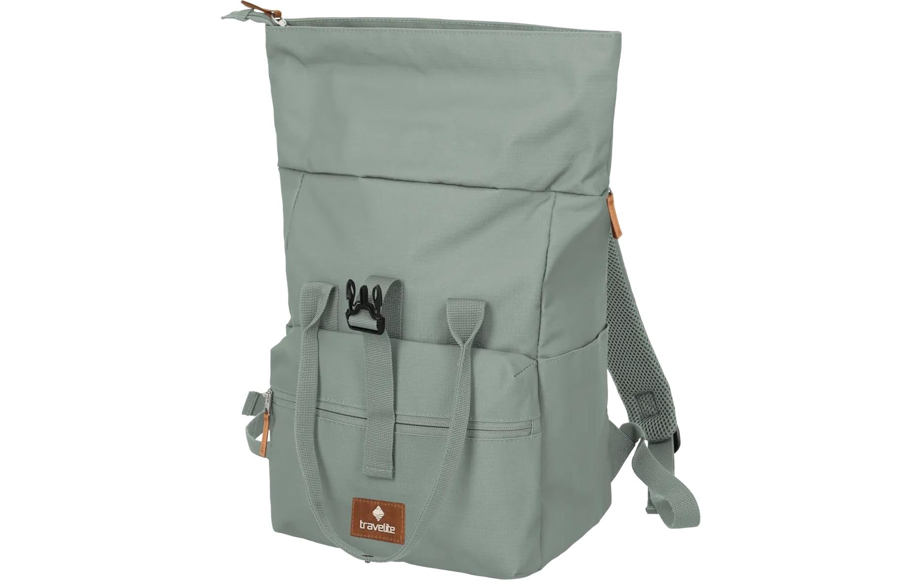 travelite Freizeitrucksack »Basics Short Handle Rollup 11 l«