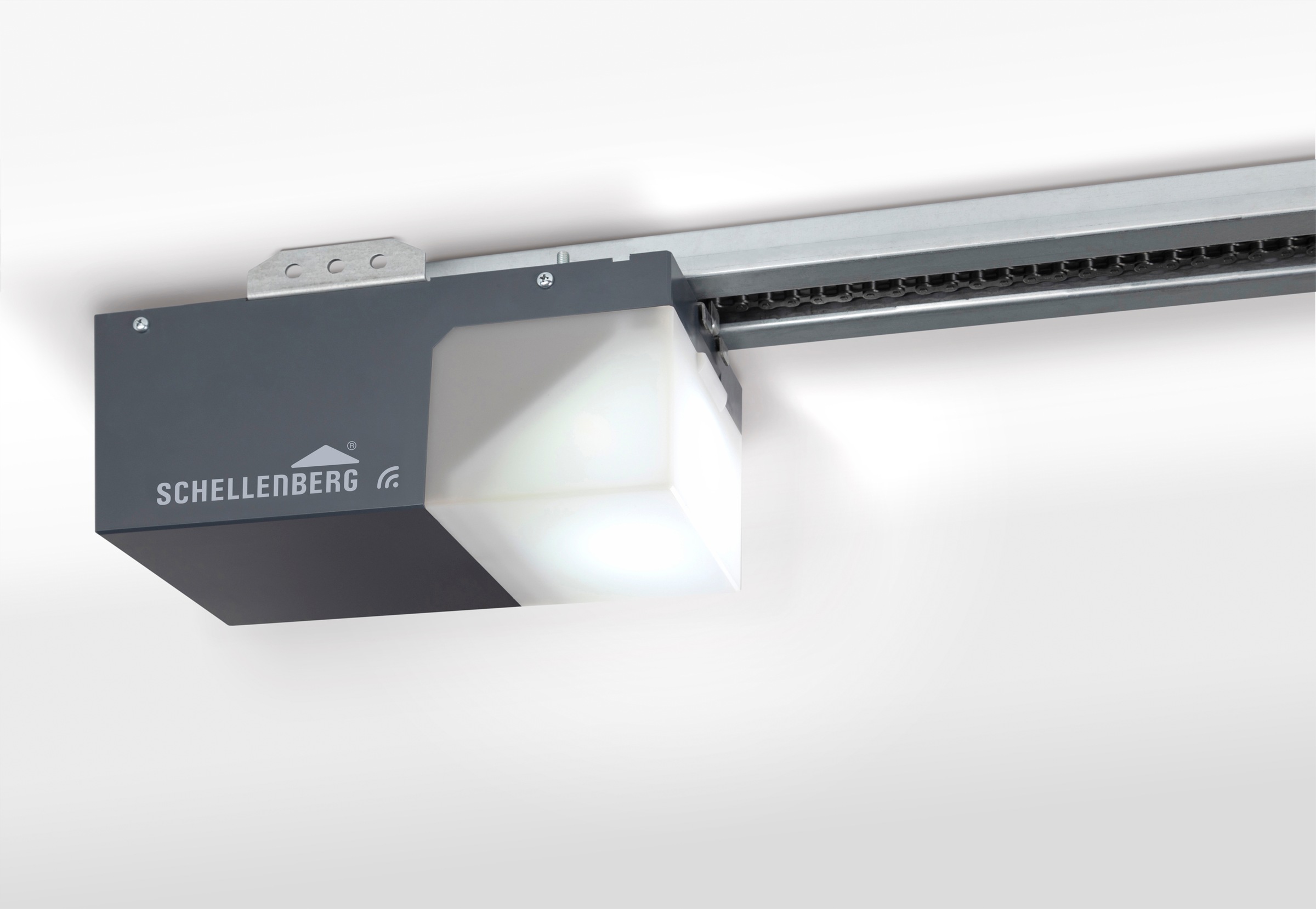 SCHELLENBERG Garagentorantrieb »Smart Drive L, smarter Funk-Antrieb für Tore bis 10 m²«, (1 tlg.), Torantriebe inkl. Zubehör