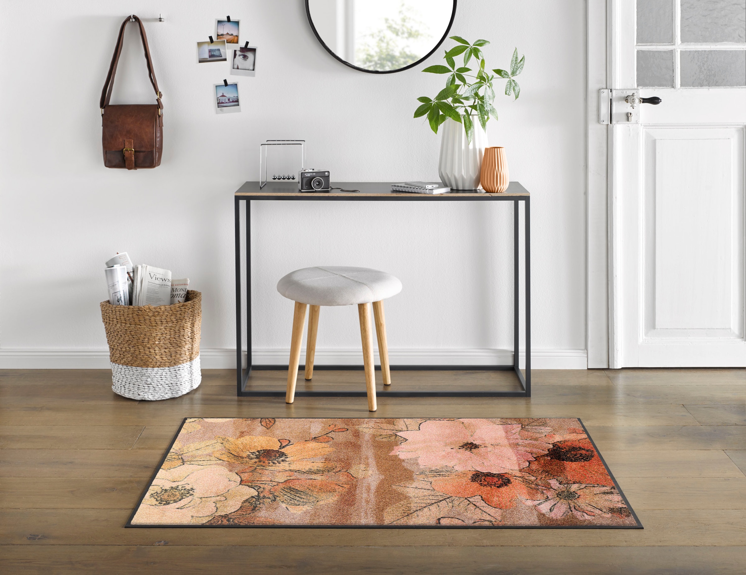 wash+dry by Kleen-Tex Teppich »Retro Roses« rechteckig