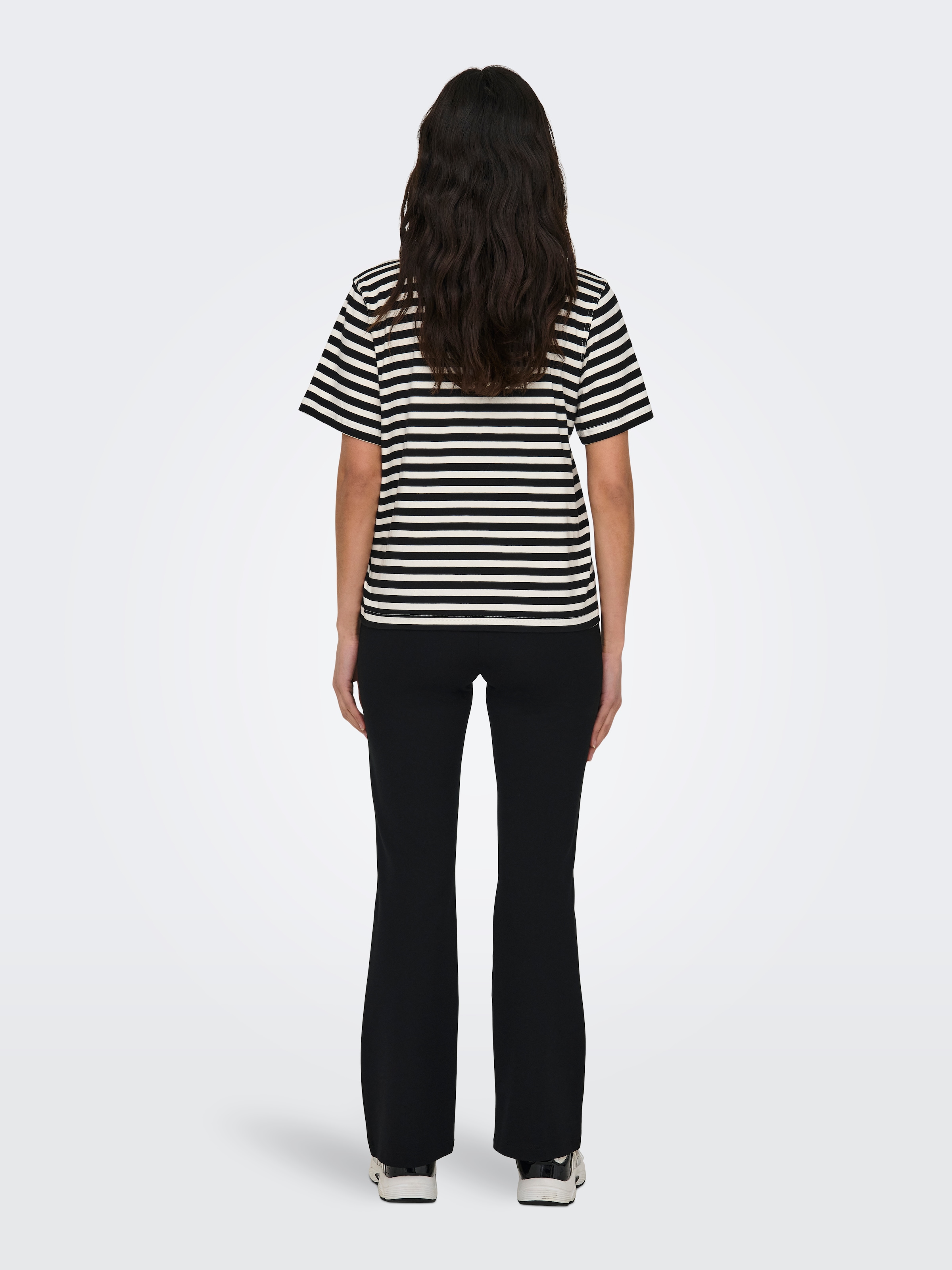 ONLY Kurzarmshirt »ONLLIVINA S/S STRIPE TEE JRS NOOS«