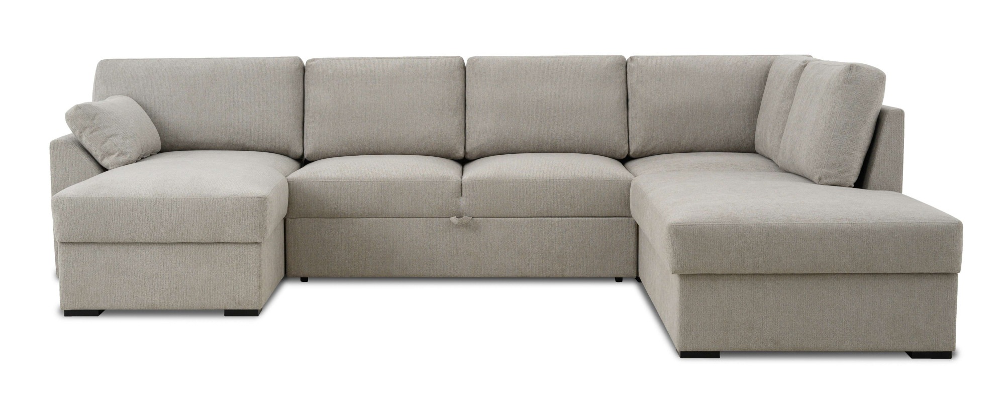 Home affaire Wohnlandschaft »Citry«, Breite 309 cm, Chenille, Bettfunktion, Bettkasten, U-Form