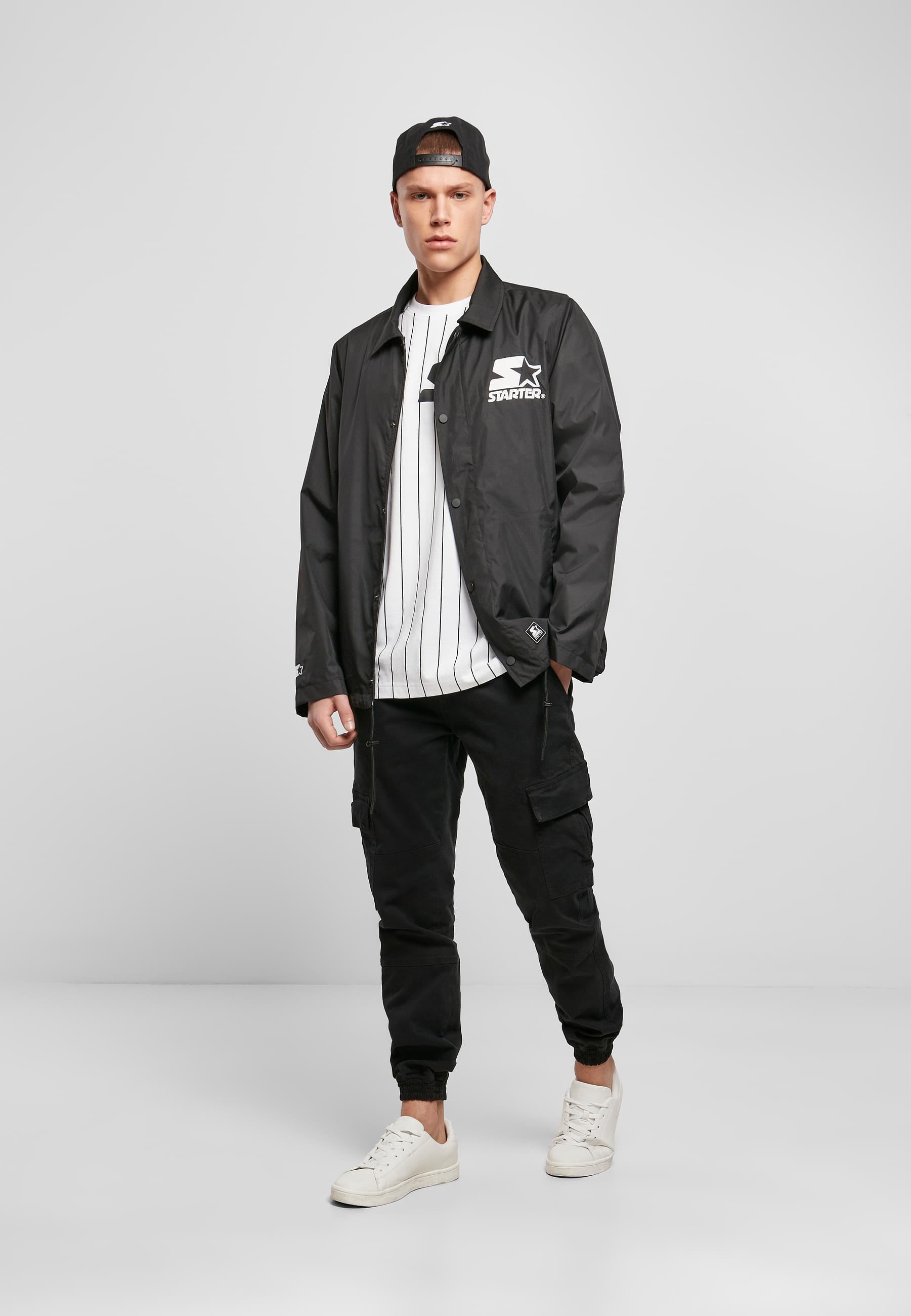 Starter Black Label Allwetterjacke »Starter Black Label Herren Starter Coach Jacket« 1 Stk. tlg. ohne Kapuze