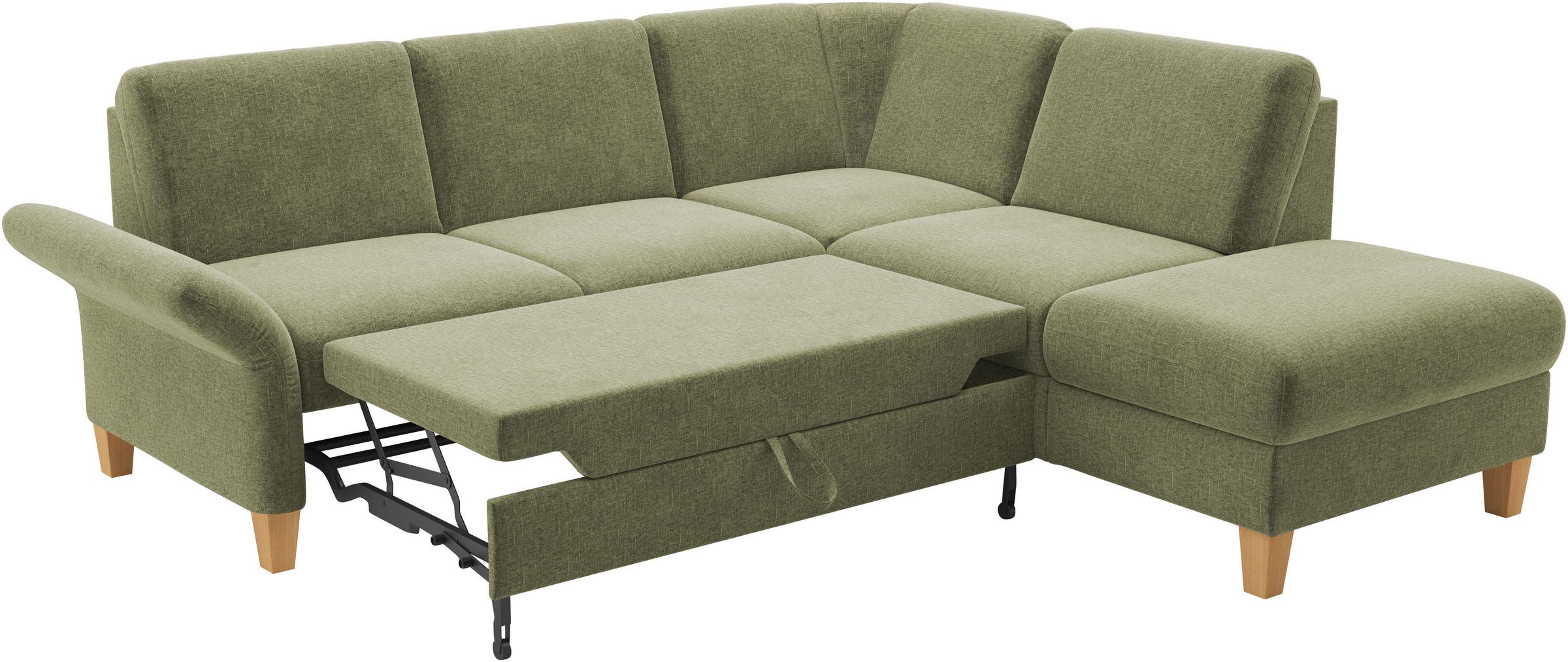 Home affaire Ecksofa »Rochelle, L-Form«, wahlweise mit Armteilverstellung, Bettfunktion und Bettkasten