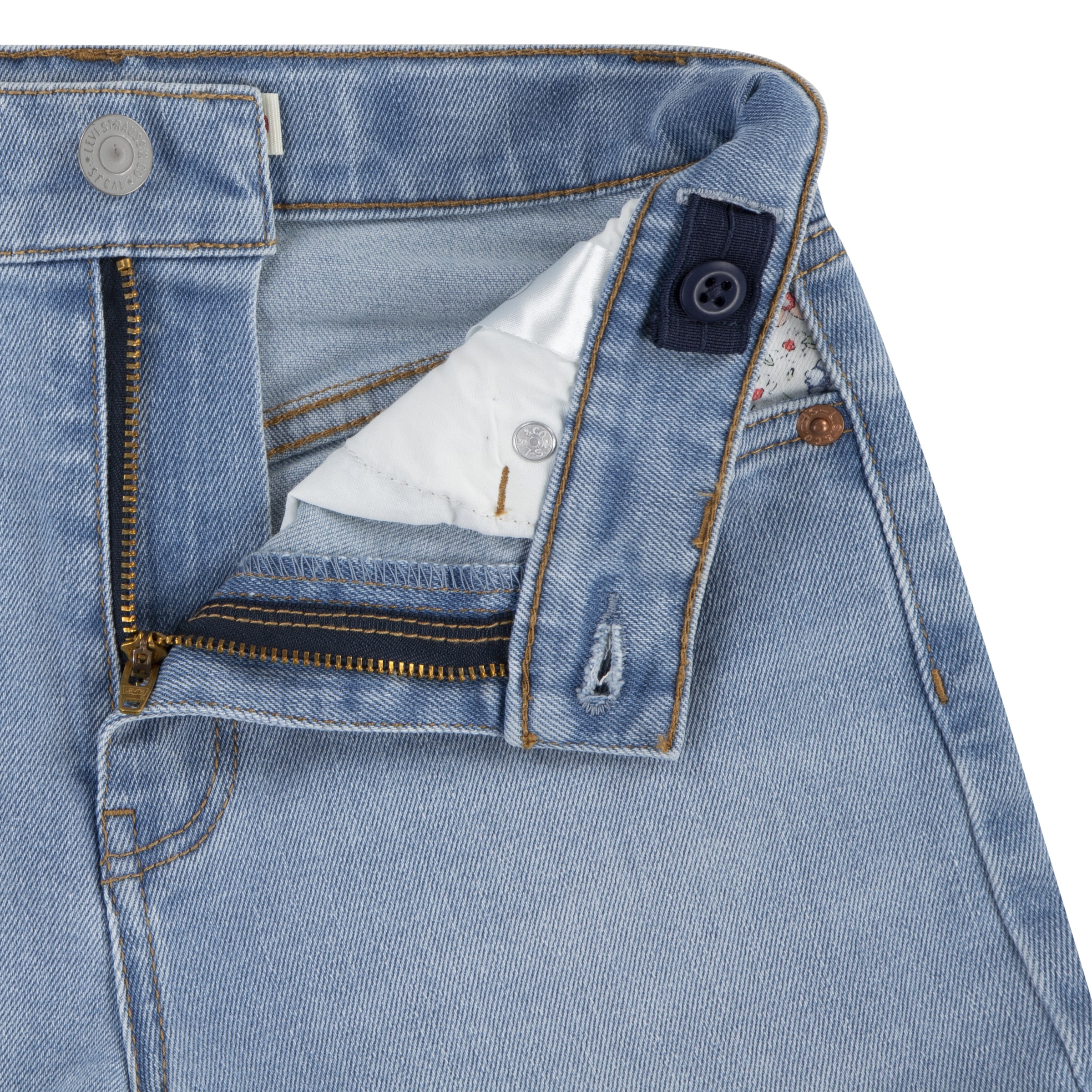 Levi's® Kids Jeansshorts »LVG PRINT BLOCK MOM SHORT«, mit kontrastfarbenen Details
