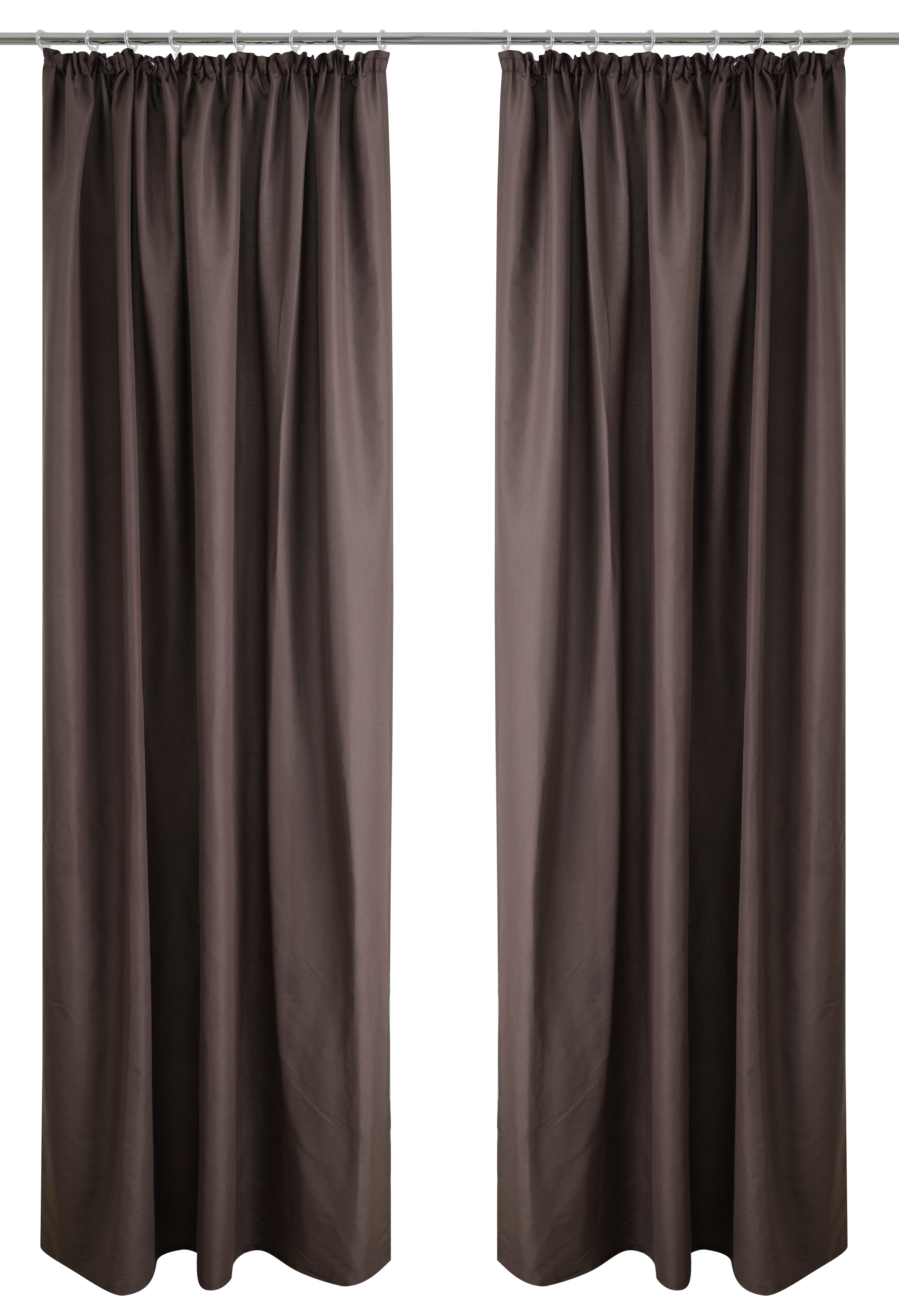 Bruno Banani Vorhang »Lagan«, (2 St.), 2-er Set, gewebt, Microfaser, versch. Größen, einfarbig, Bestseller