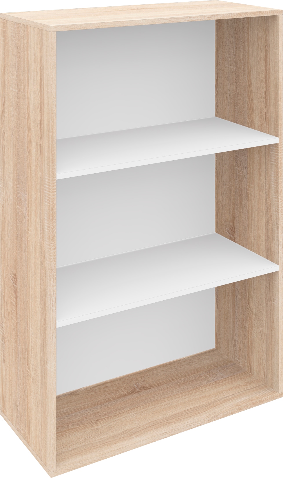 Aktenregal „Tom“, Bücherregal für alle Räume geeignet, sonoma eiche B/H/T: 76 cm x 116 cm x 35 cm
