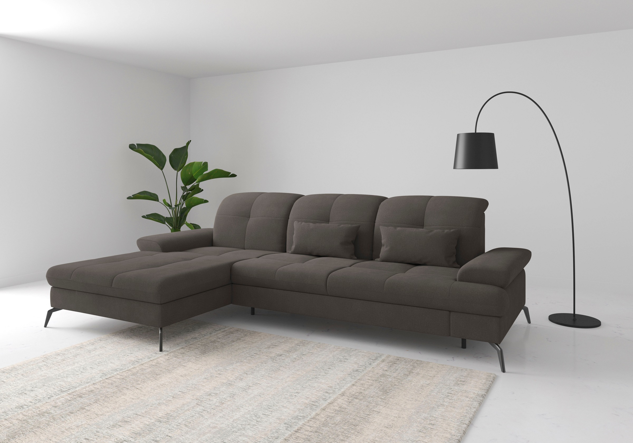 sit&more Ecksofa »Amica, L-Form, inkl. Sitztiefenverstellung & Armteilverst günstig online kaufen