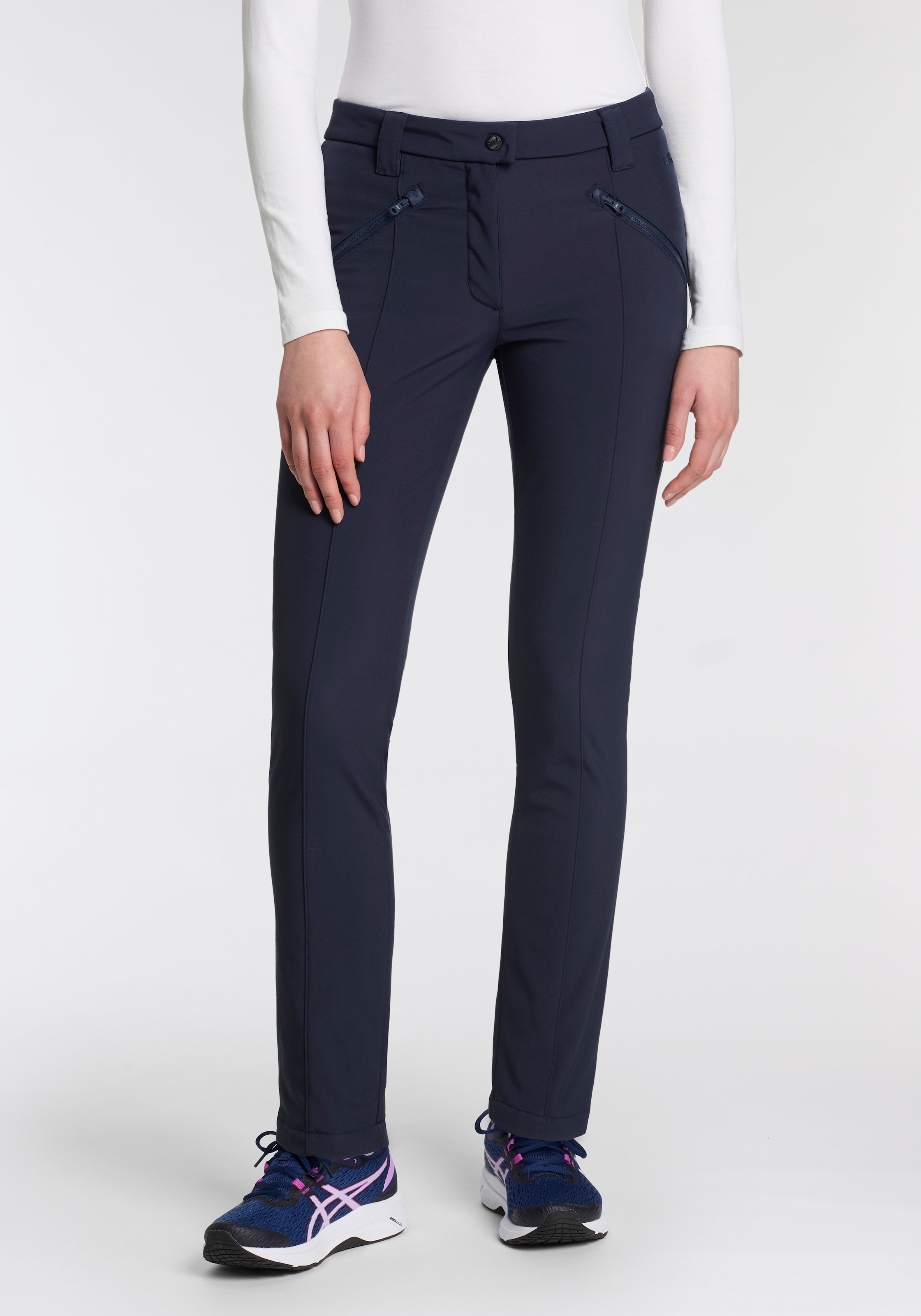 CMP Softshellhose »WOMAN LONG PANT«, Wasserabweisend & Windabweisend & Atmungsaktiv