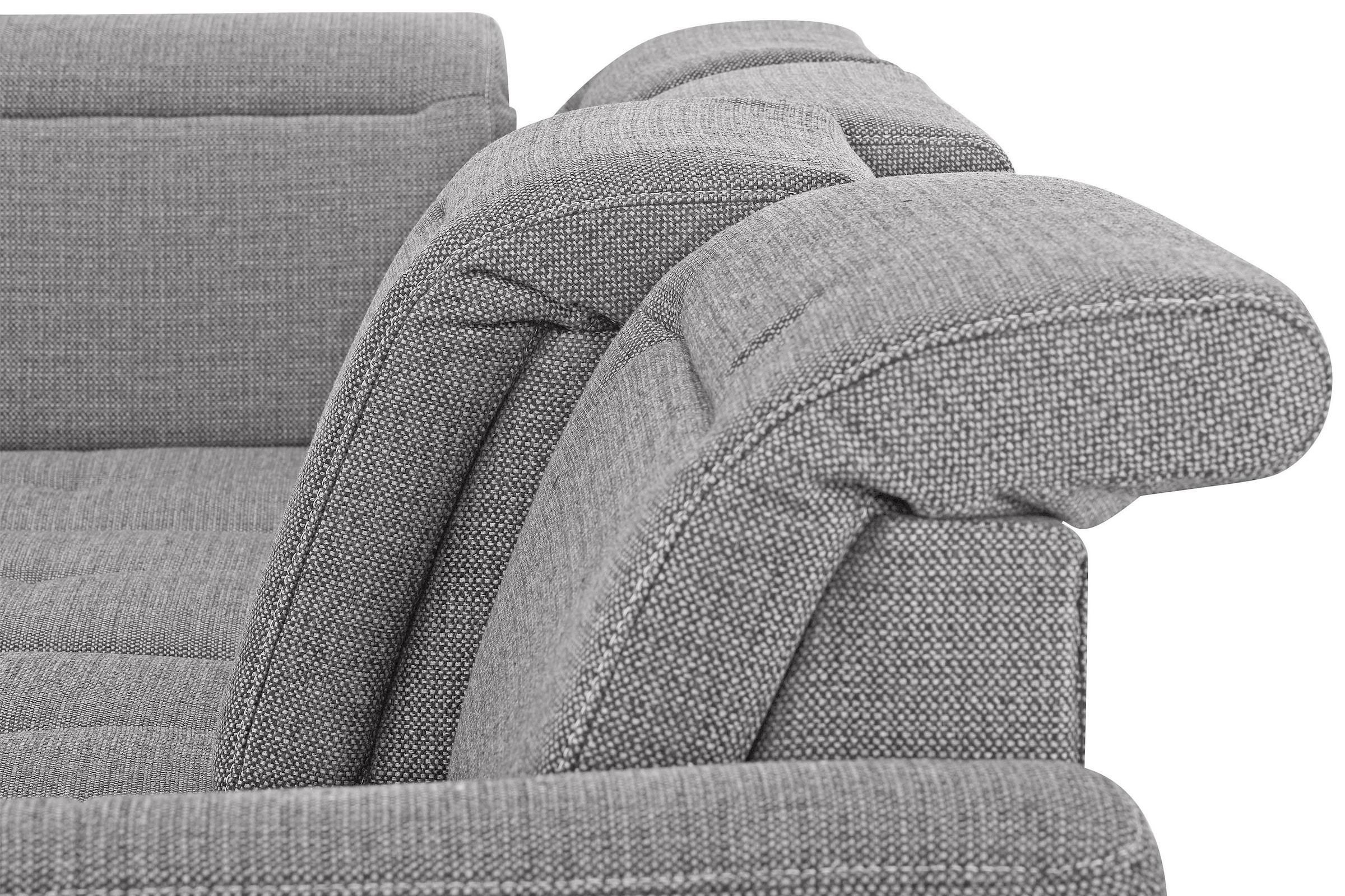 Home affaire Wohnlandschaft »Solvei U-Form«, Sitztiefenverstellung und Federkern, wahlweise Kopfteilverstellung