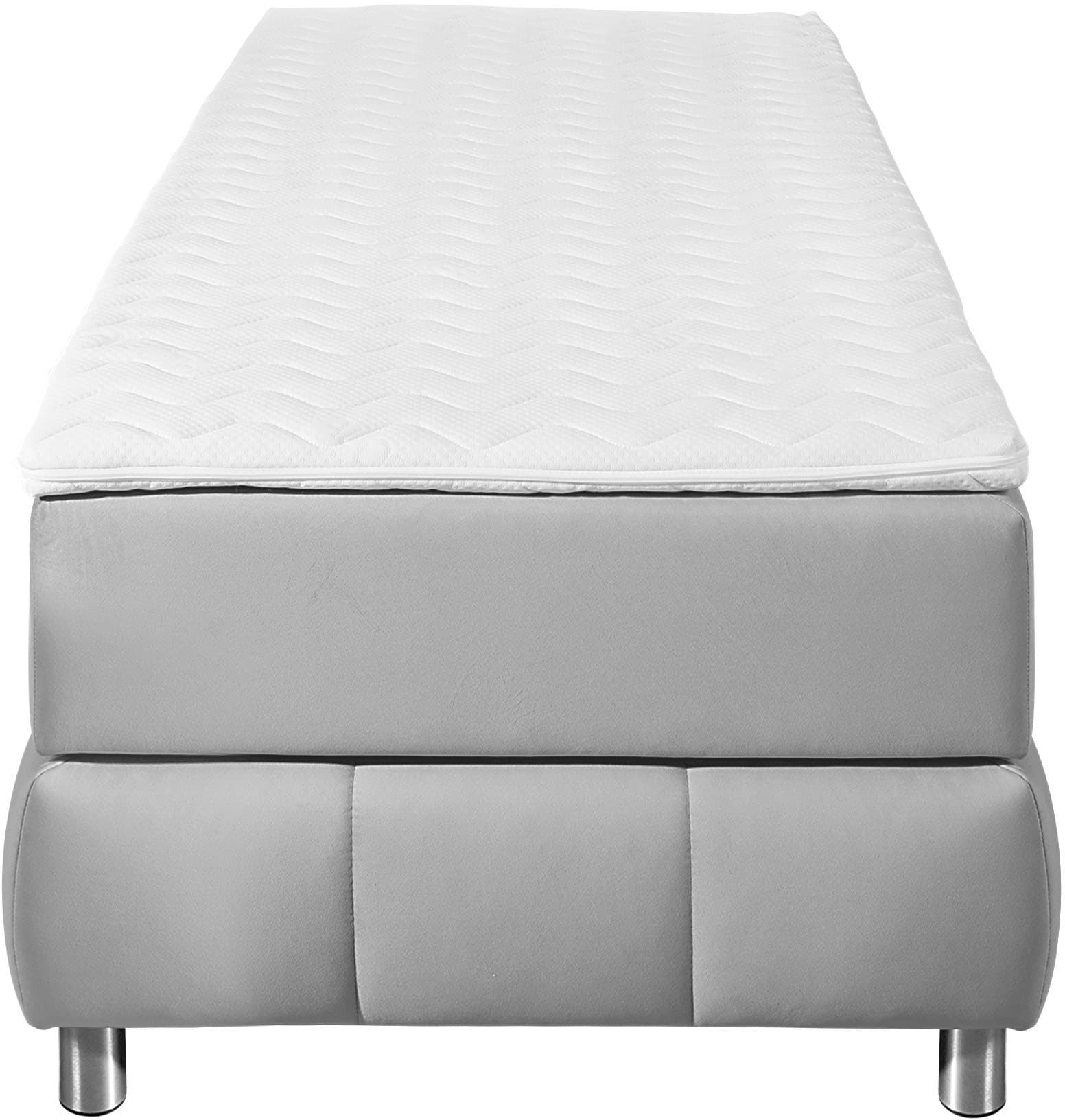 andas Boxspringbett »Salo«, Ohne Kopfteil, inkl. Topper, auch in Überlänge 220 cm