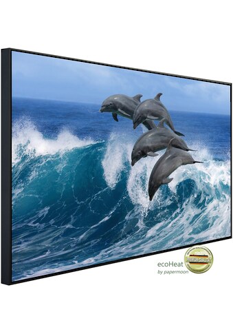 Papermoon Infrarotheizung »Verspielte Delfine«, sehr angenehme Strahlungswärme kaufen