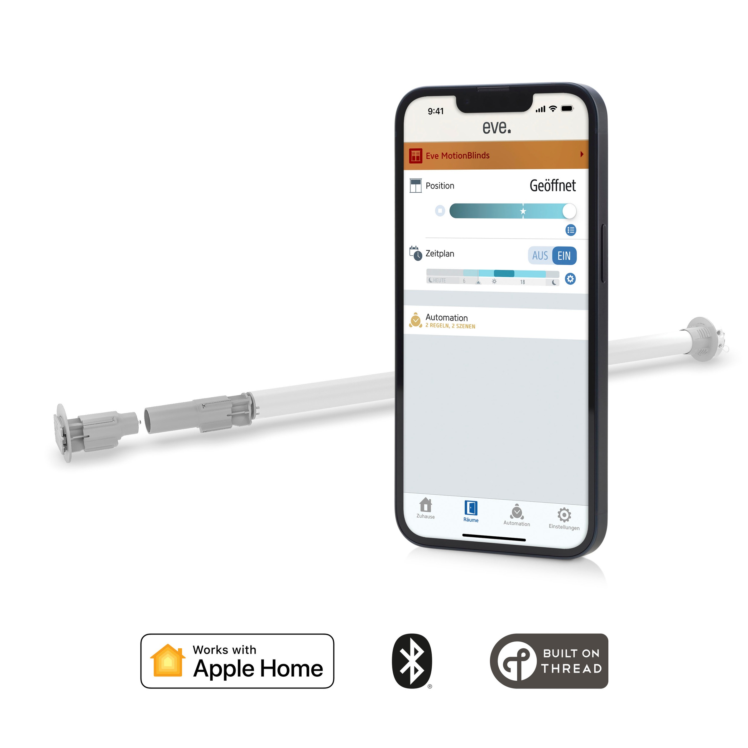 EVE Smart-Home-Station »MotionBlinds Upgrade Kit für Rollos«, (Packung)