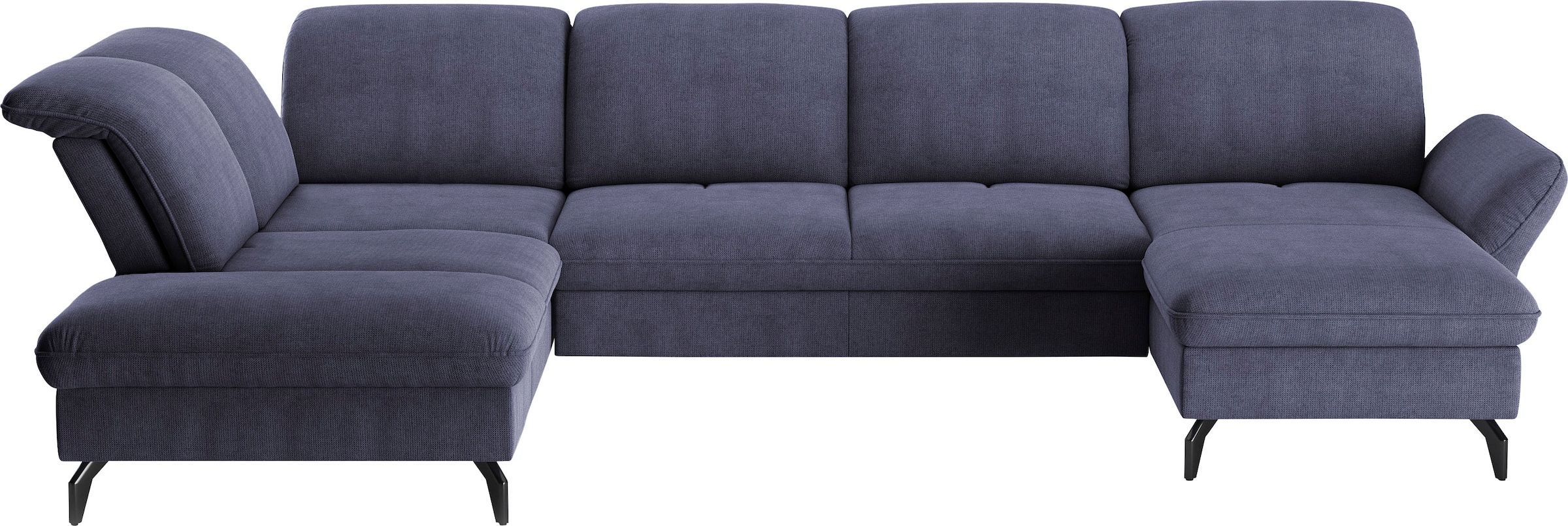 sit&more Wohnlandschaft »Leandro U-Form«, Wahlweise mit Bett-, Kopfteil - u günstig online kaufen