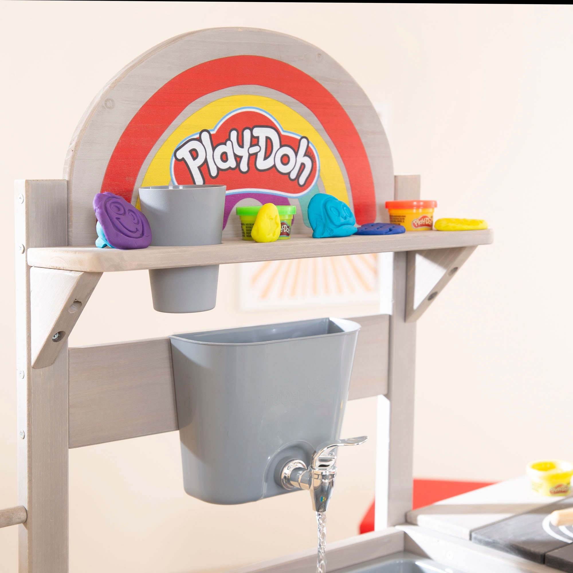 roba® Outdoor-Spielküche »Play-Doh«, inkl. Knete, 3D-Kreativmatte; FSC® - schützt Wald - weltweit