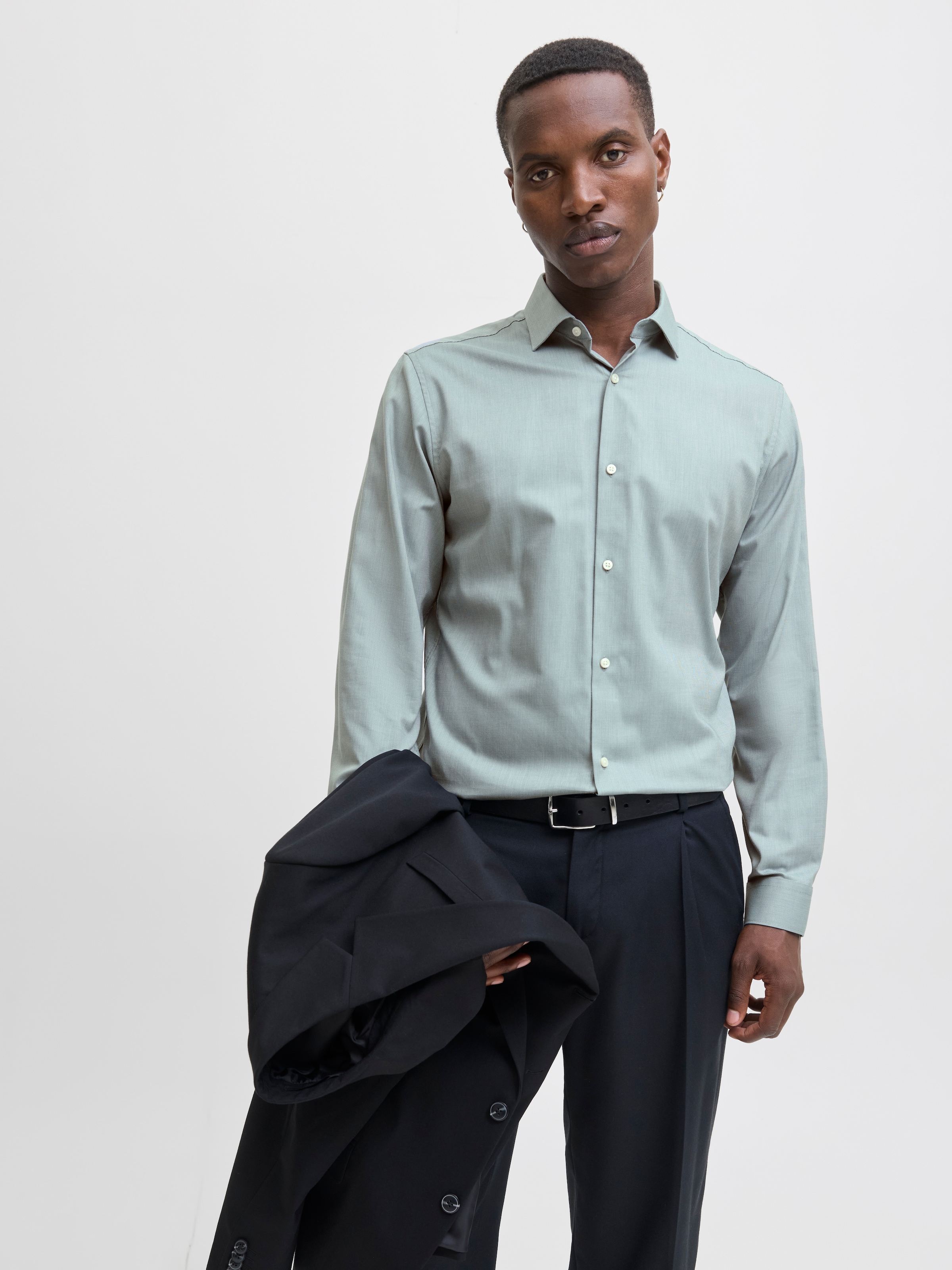 Jack & Jones Langarmhemd »JPRBLAPARKER Slim Fit Hemd, atmungsaktiv, ideal für den Alltag« Baumwolle, slim fit