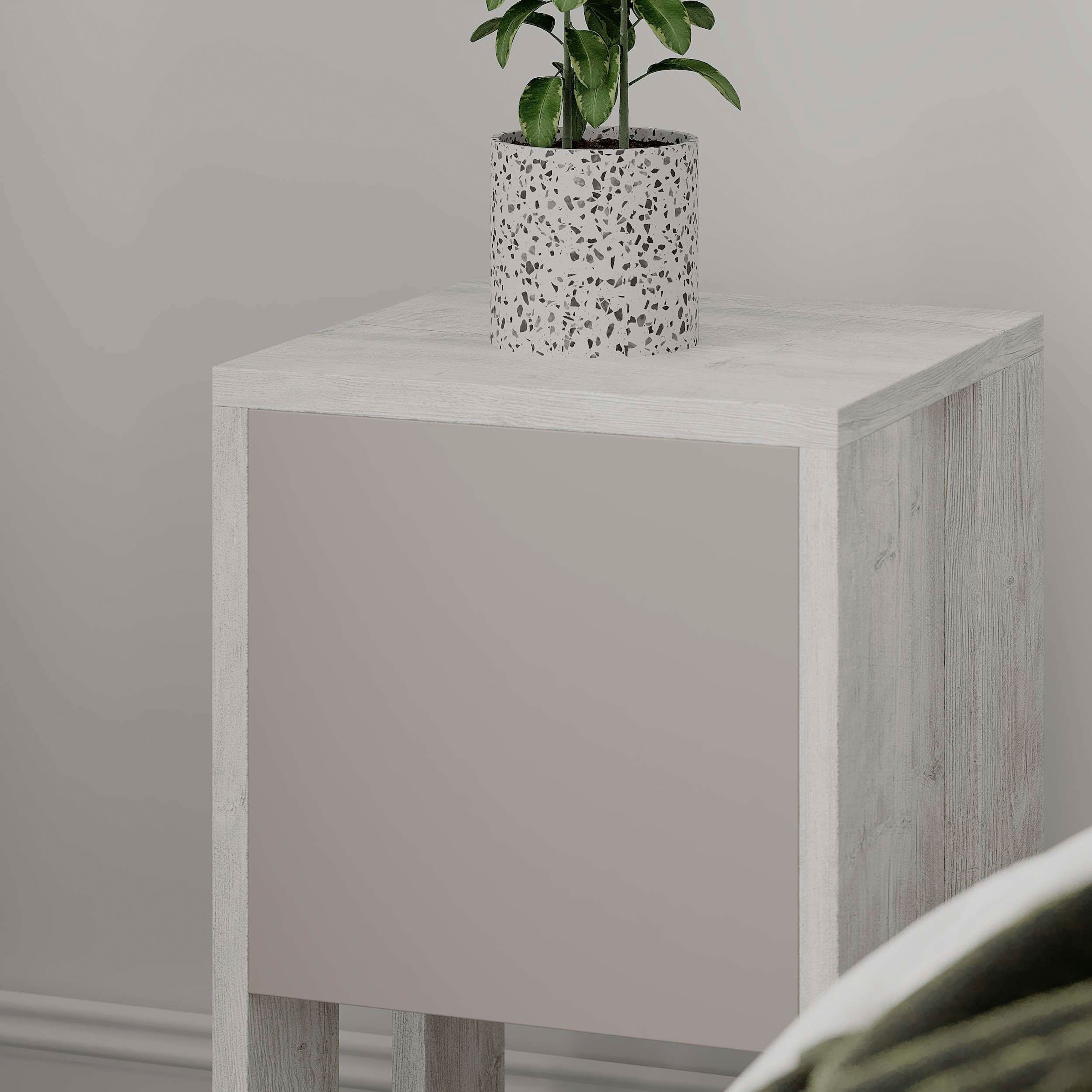 Decortie Nachttisch »EMA NACHTTISCH«, (Packung, 1 St.), Leichte Montage, Lagerung, Platzsparend