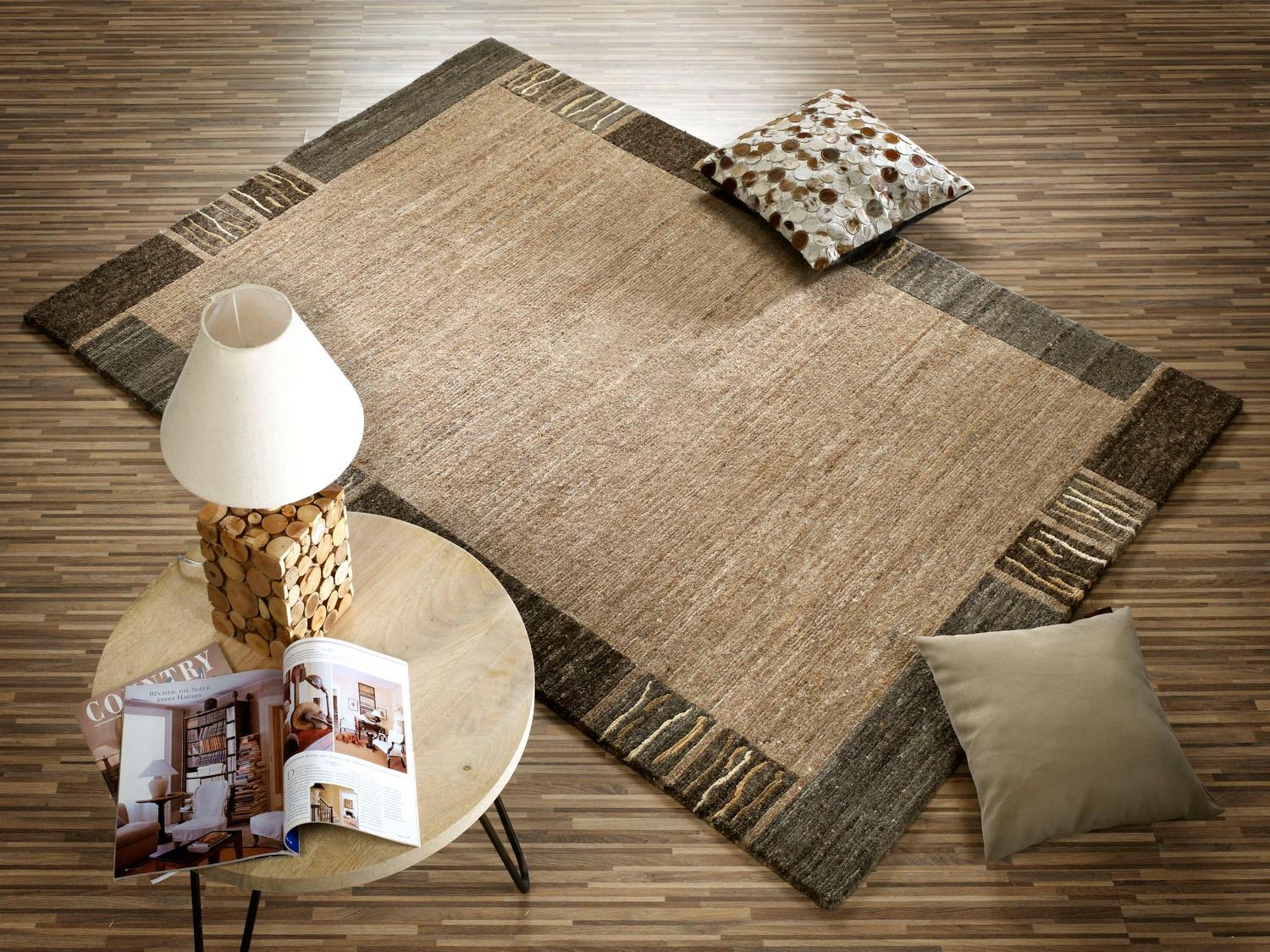 OCI DIE TEPPICHMARKE Teppich »Natura Silk Greny«, rechteckig, 20 mm Höhe, handgeknüpft, Wohnzimmer