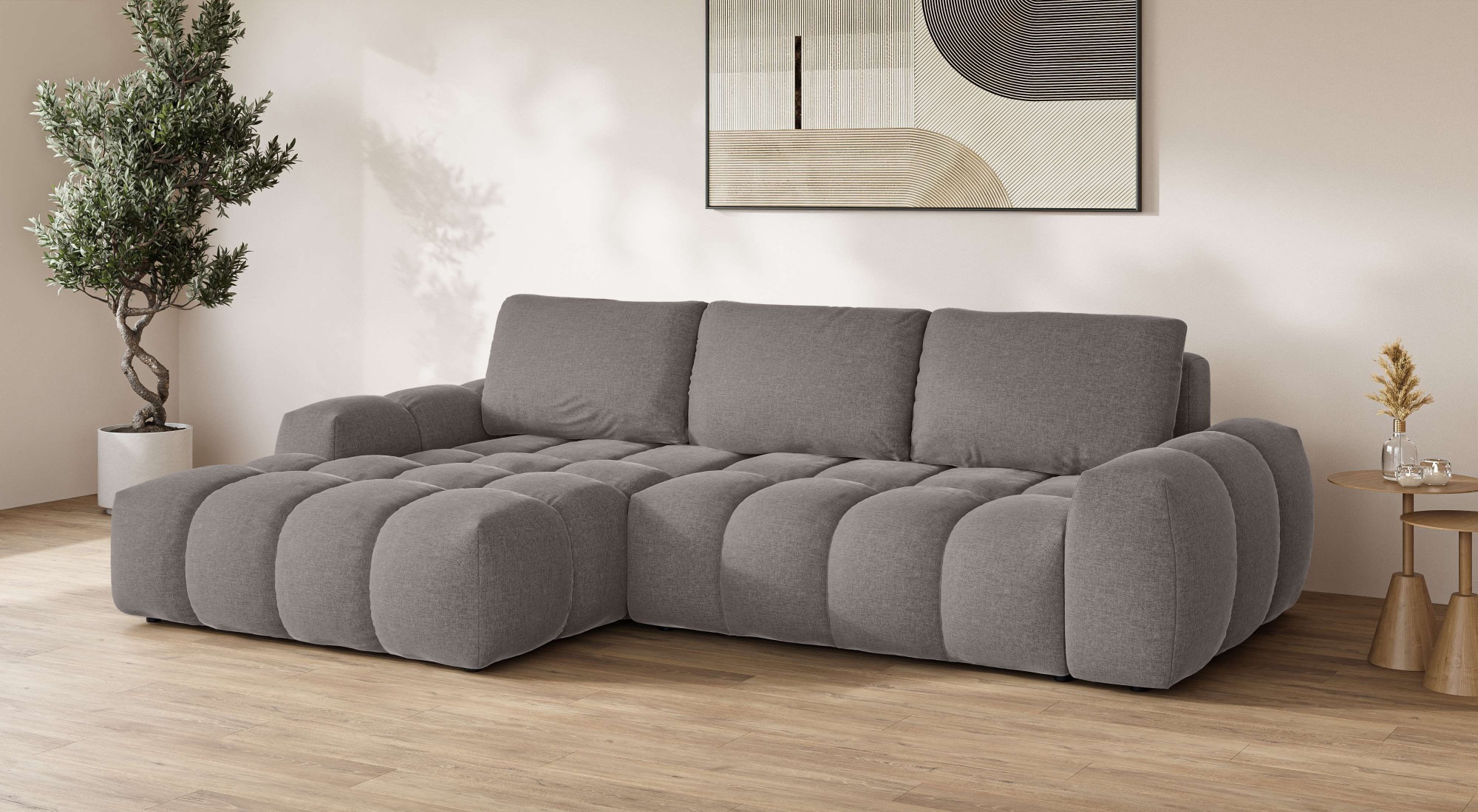 INOSIGN Ecksofa »AZITA klein optionale Schlafsofa mit Bettkasten, B/T/H: 27 günstig online kaufen